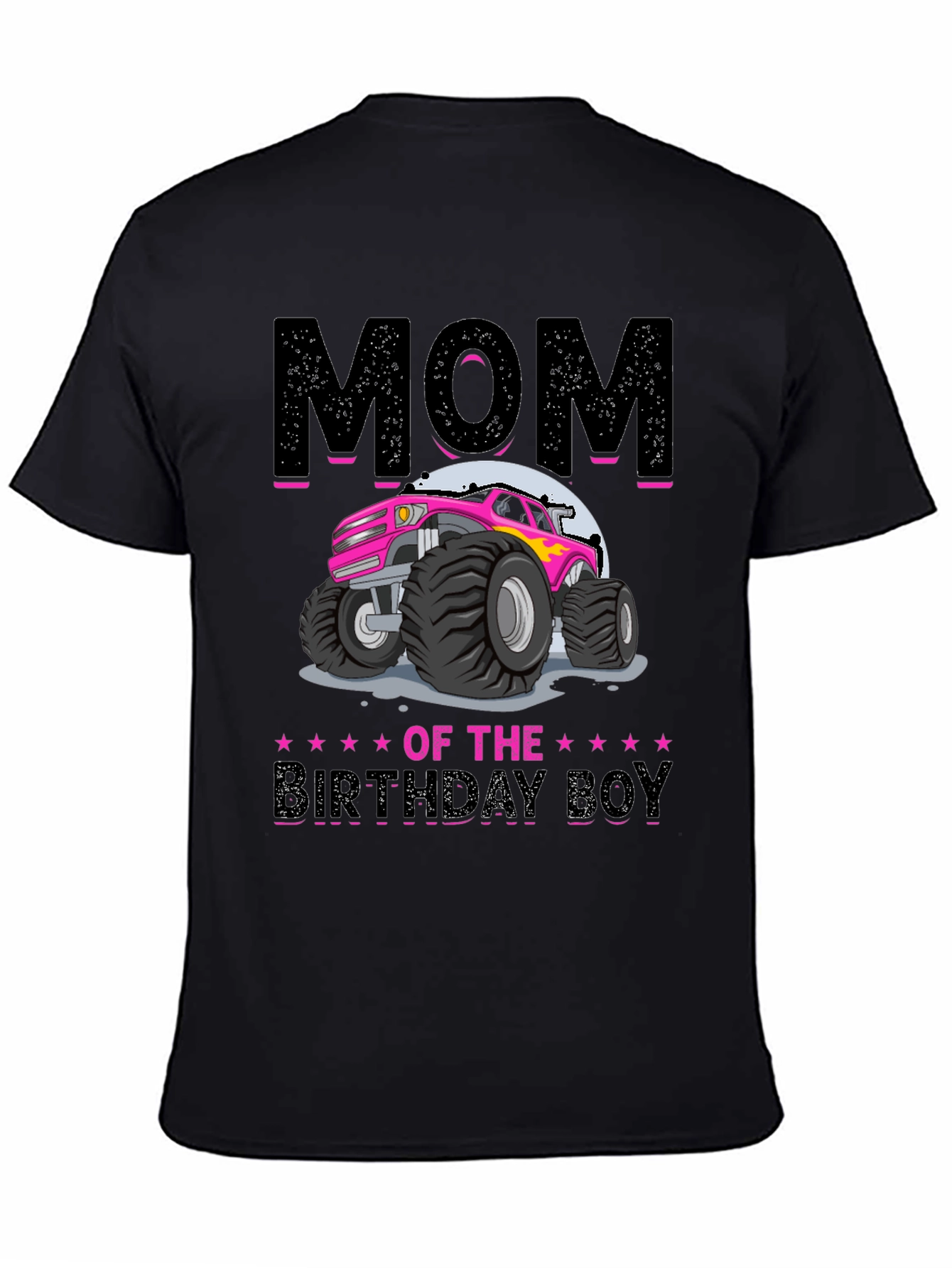 Mom of the Birthday Boy Monster Truck T-Shirt