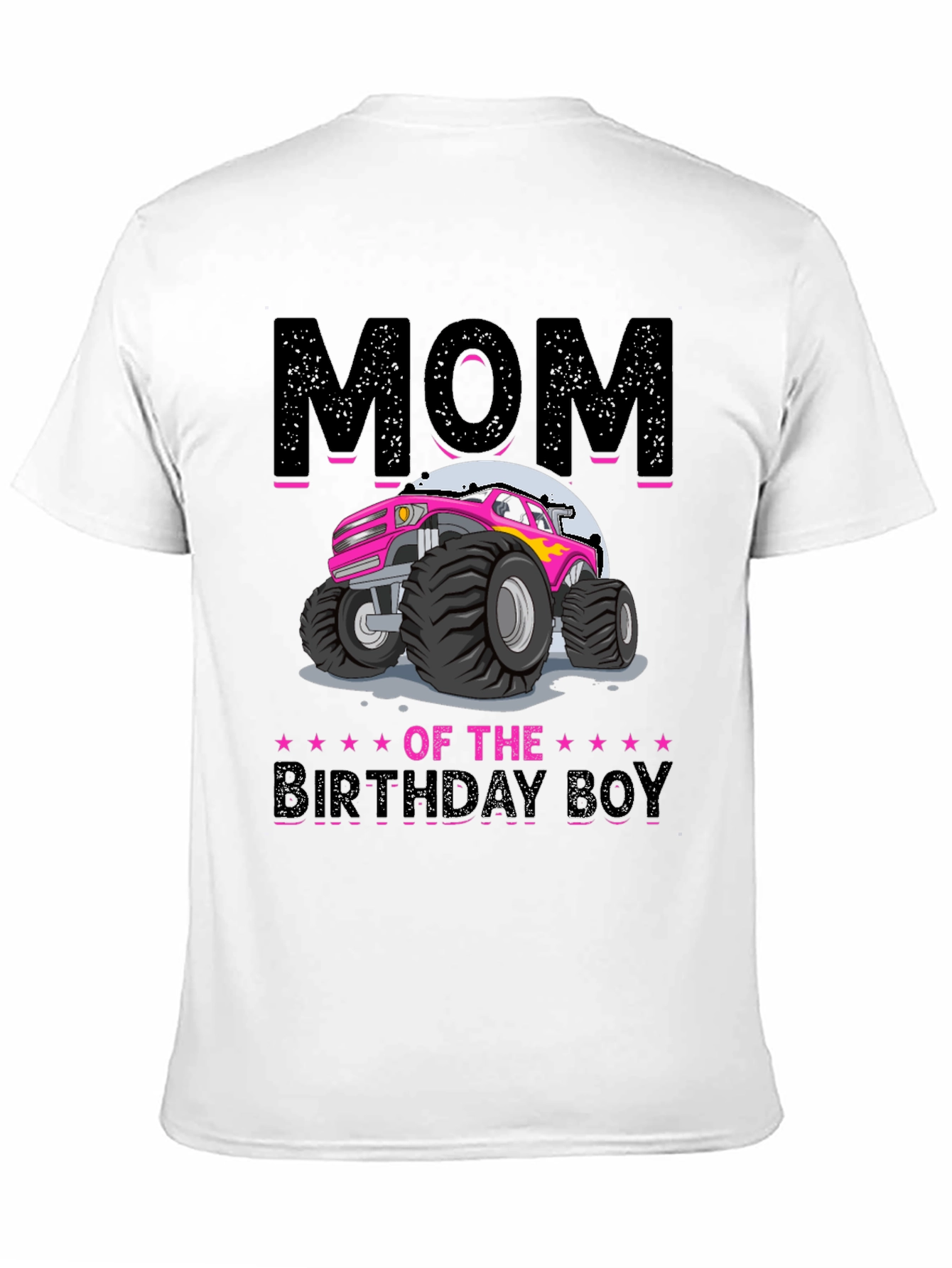 Mom of the Birthday Boy Monster Truck T-Shirt