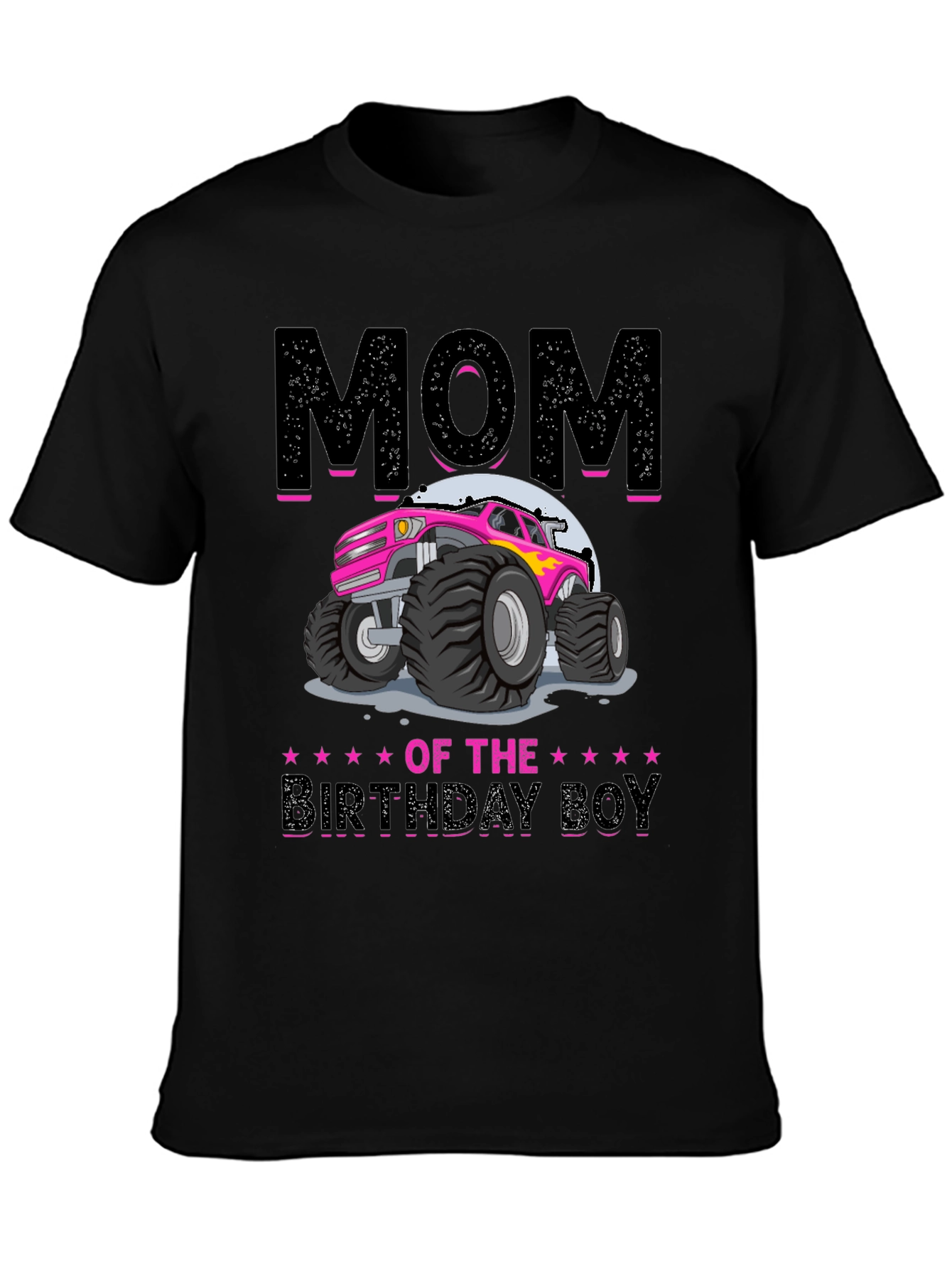 Mom of the Birthday Boy Monster Truck T-Shirt