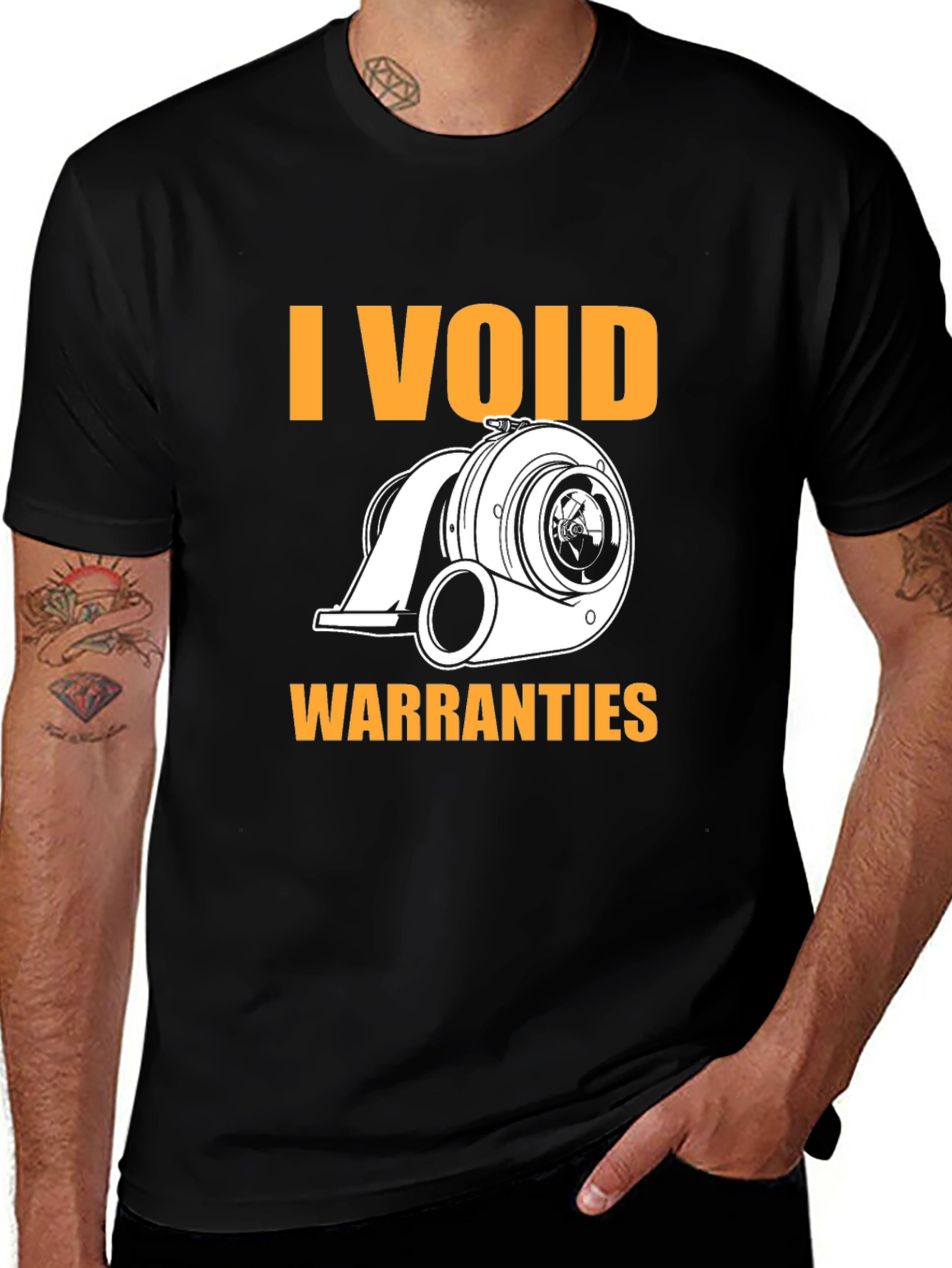 I Void Warranties Turbo T-Shirt - Automotive Enthusiast Apparel