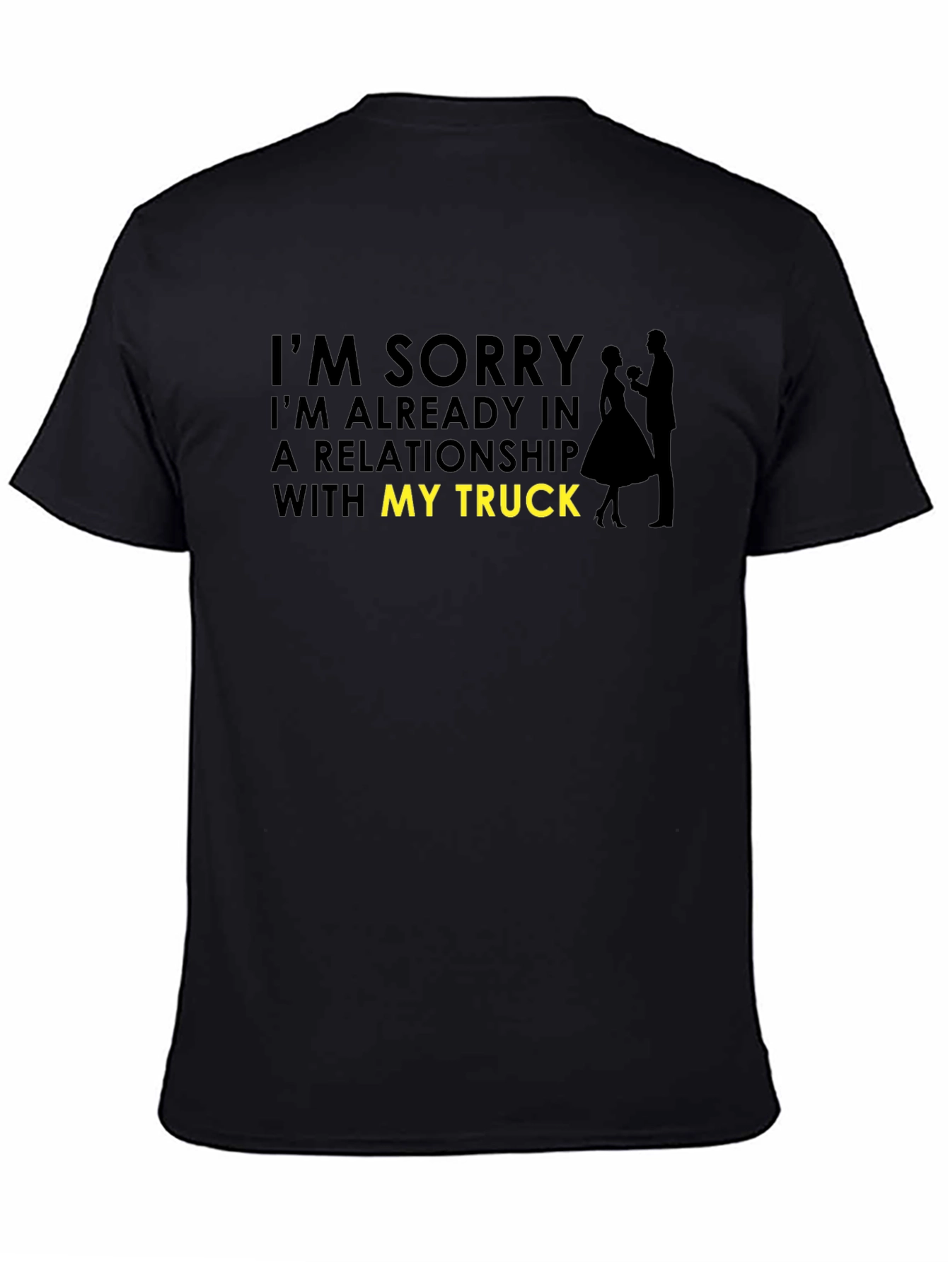 Truck Relationship Graphic Tee - Novelty Shirt