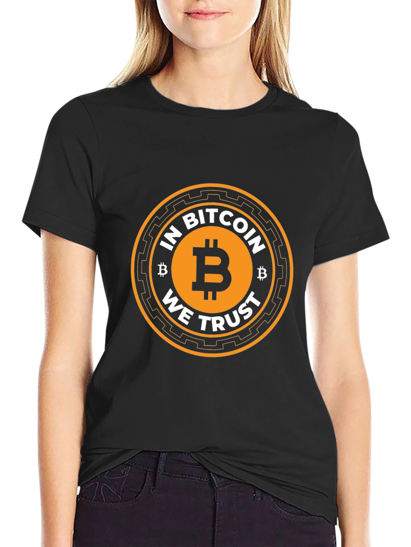 Bitcoin We Trust Black T-Shirt