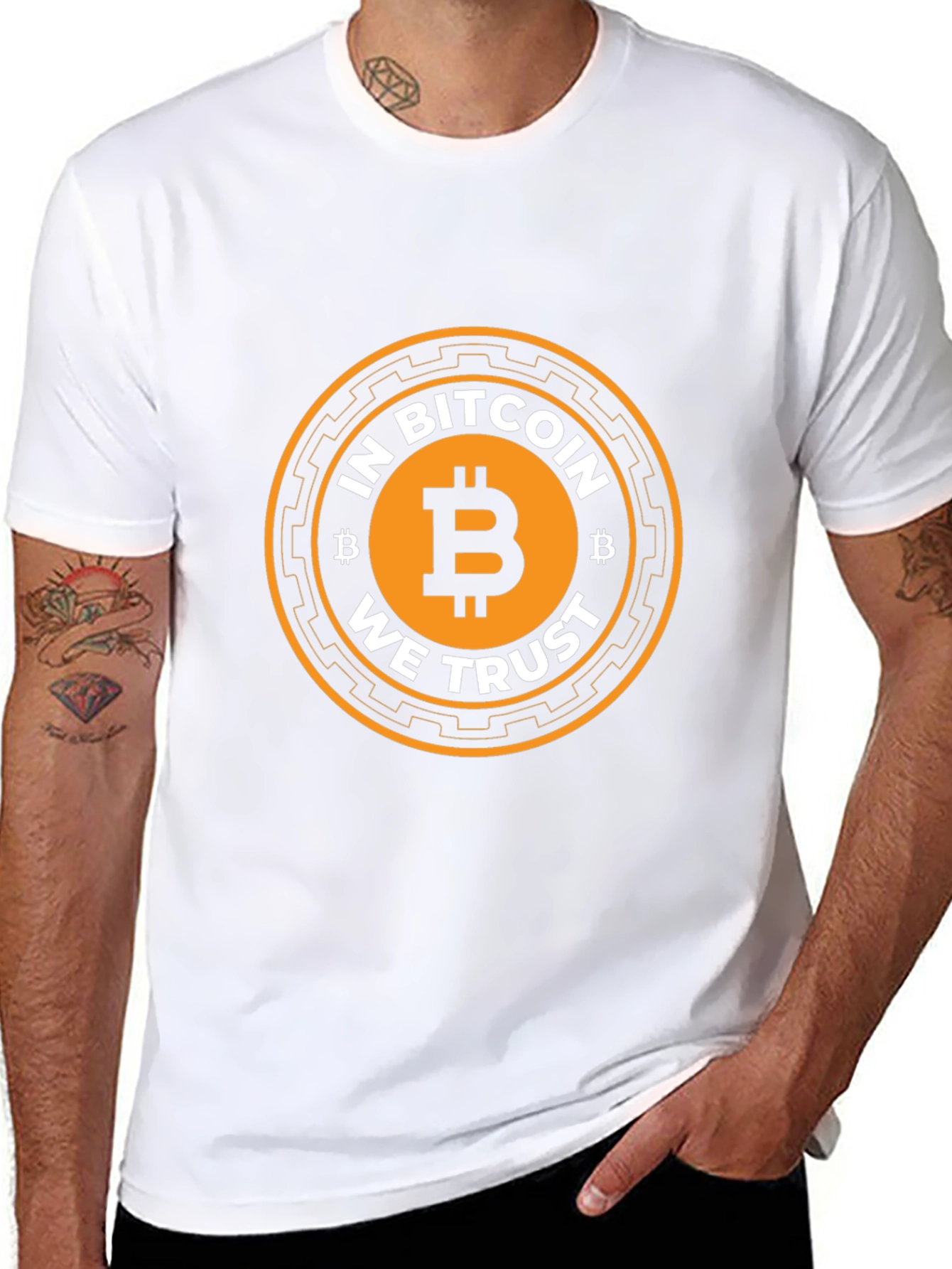 Bitcoin We Trust Black T-Shirt