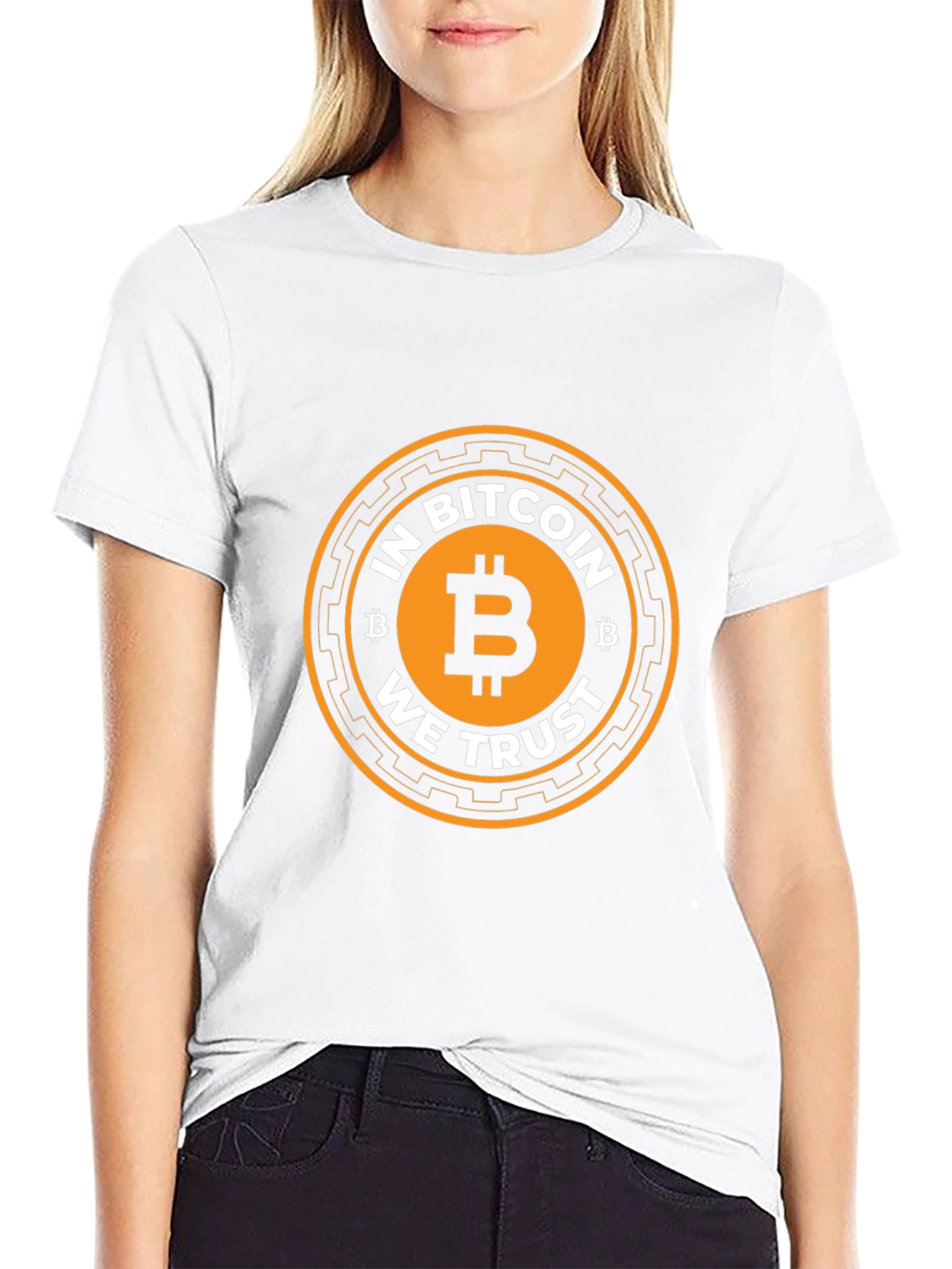Bitcoin We Trust Black T-Shirt