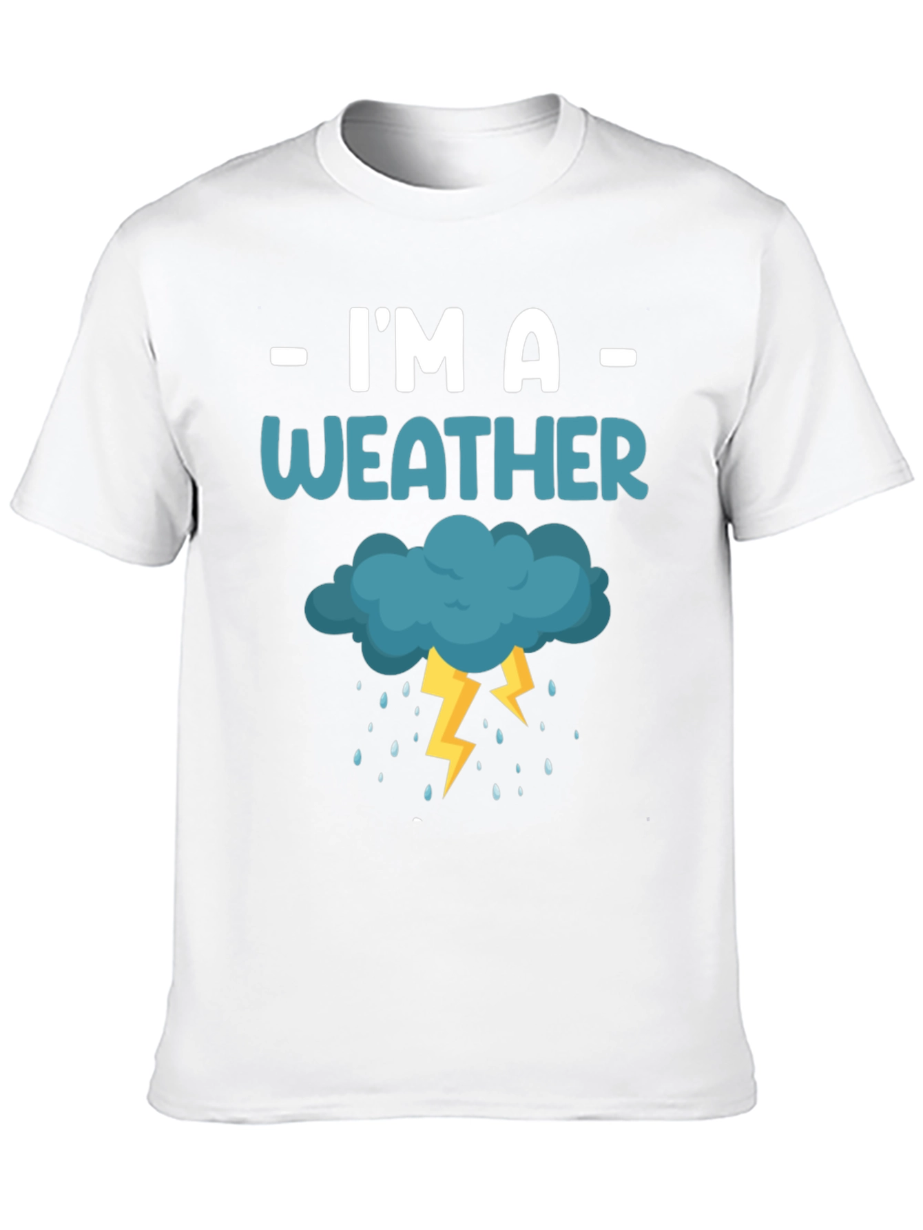 Im a Weather Cloud Lightning Graphic T-Shirt