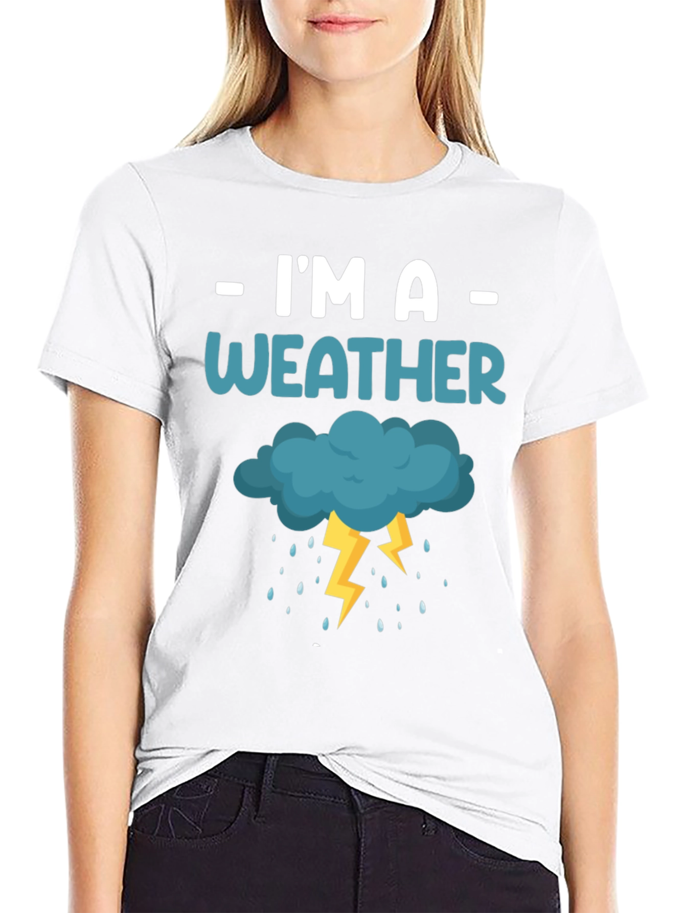 Im a Weather Cloud Lightning Graphic T-Shirt