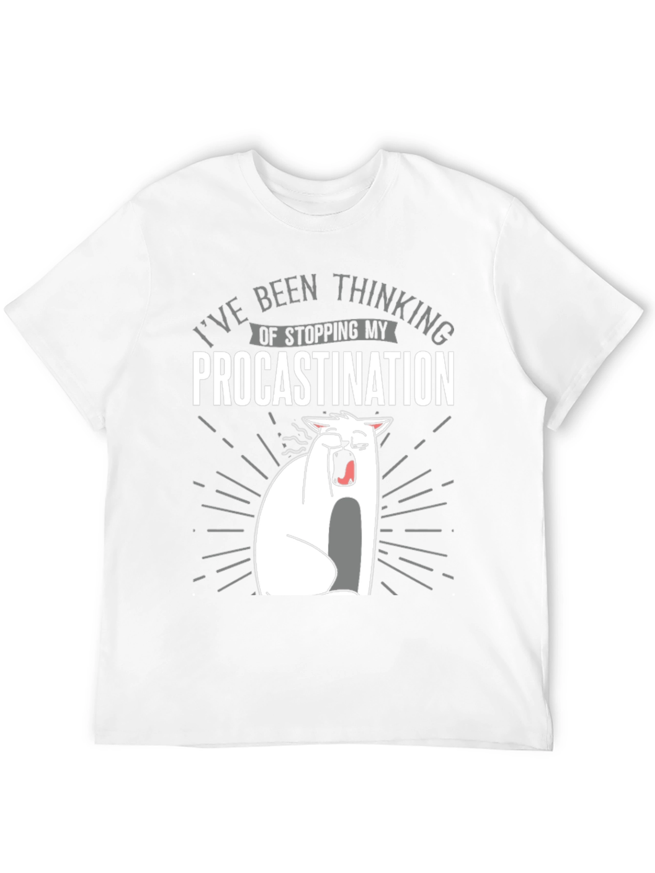 Procrastination Cat Graphic Tee