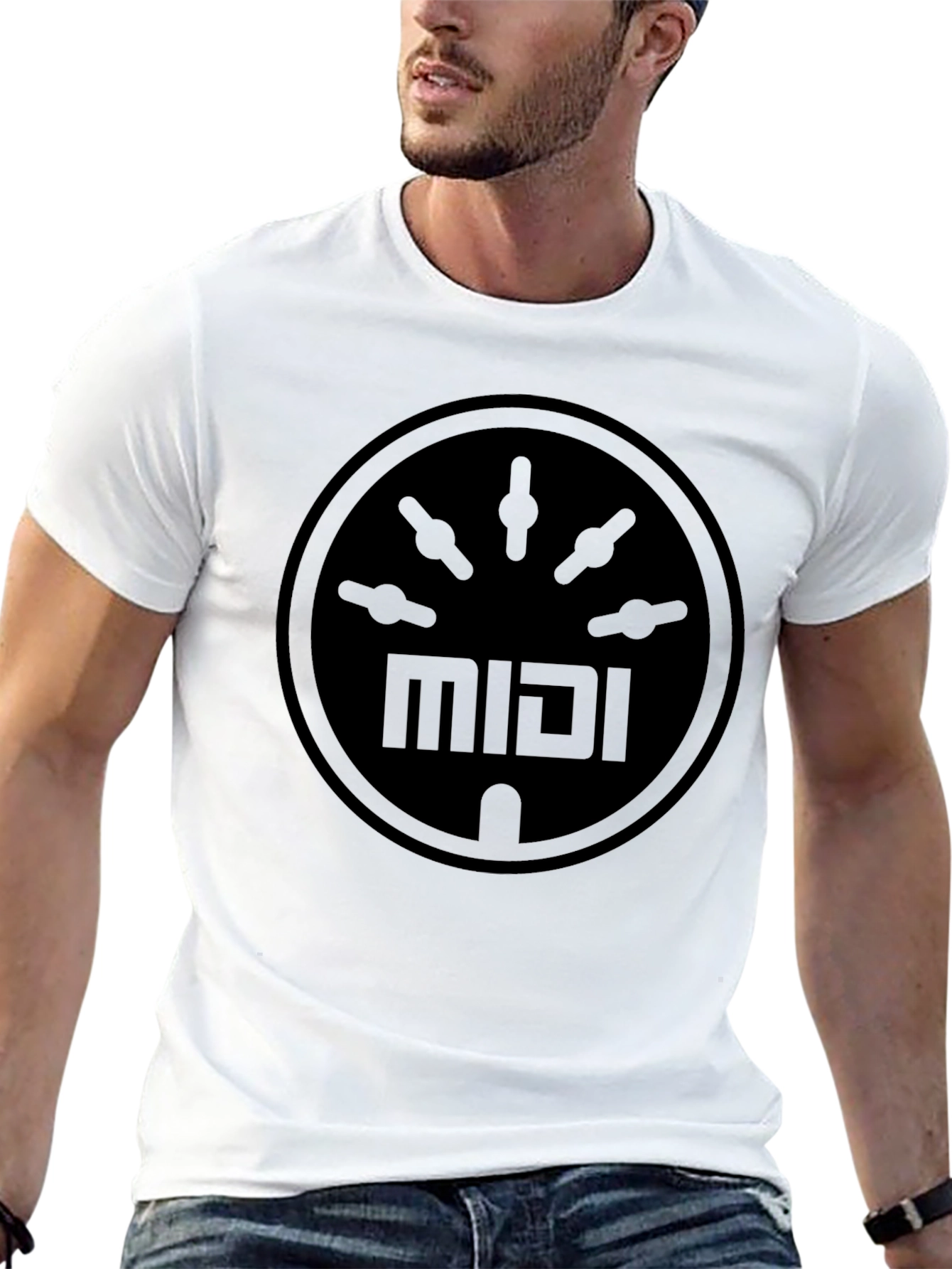 MIDI Symbol Black T-Shirt