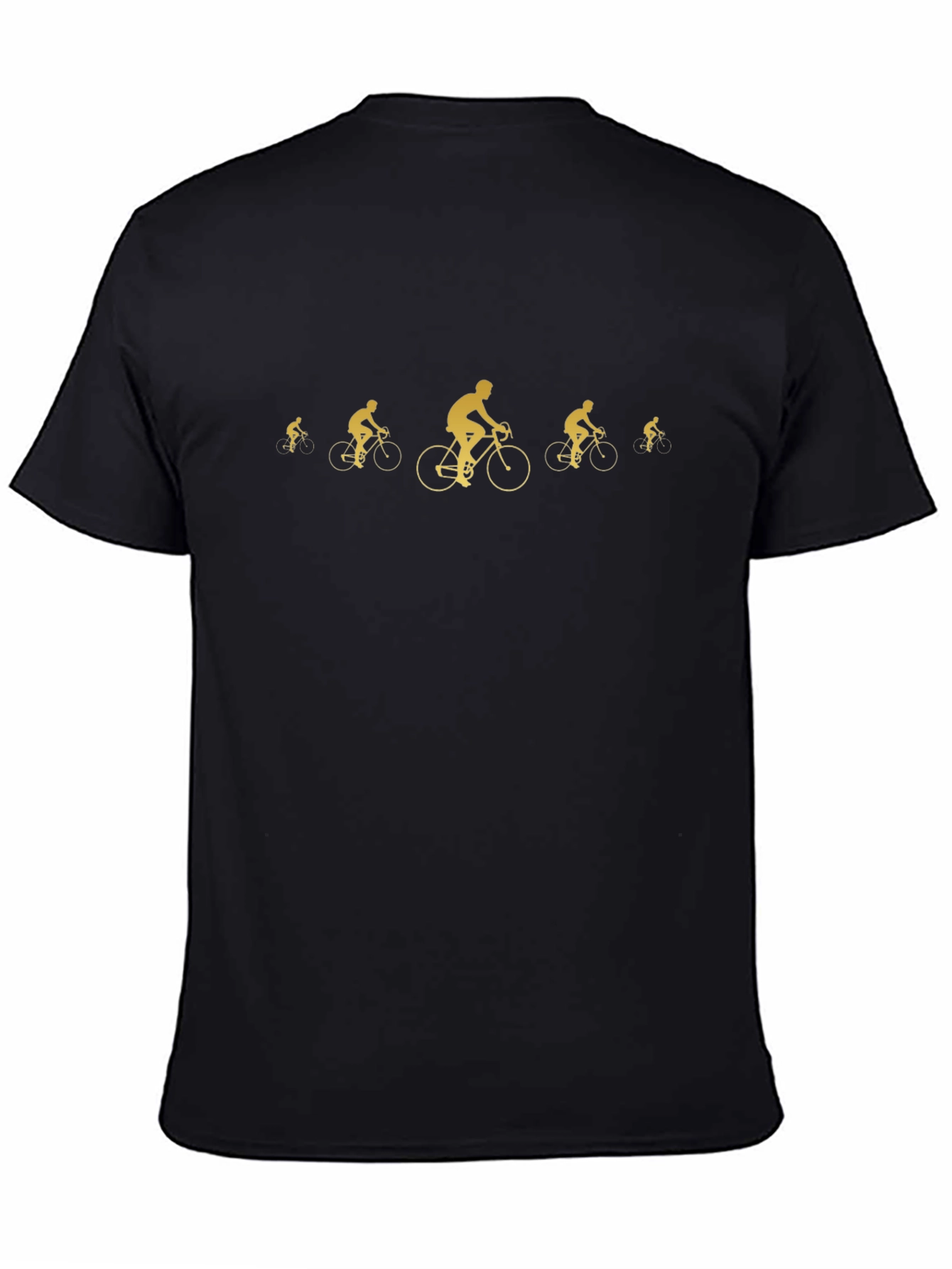 Cycling Silhouette Black T-Shirt