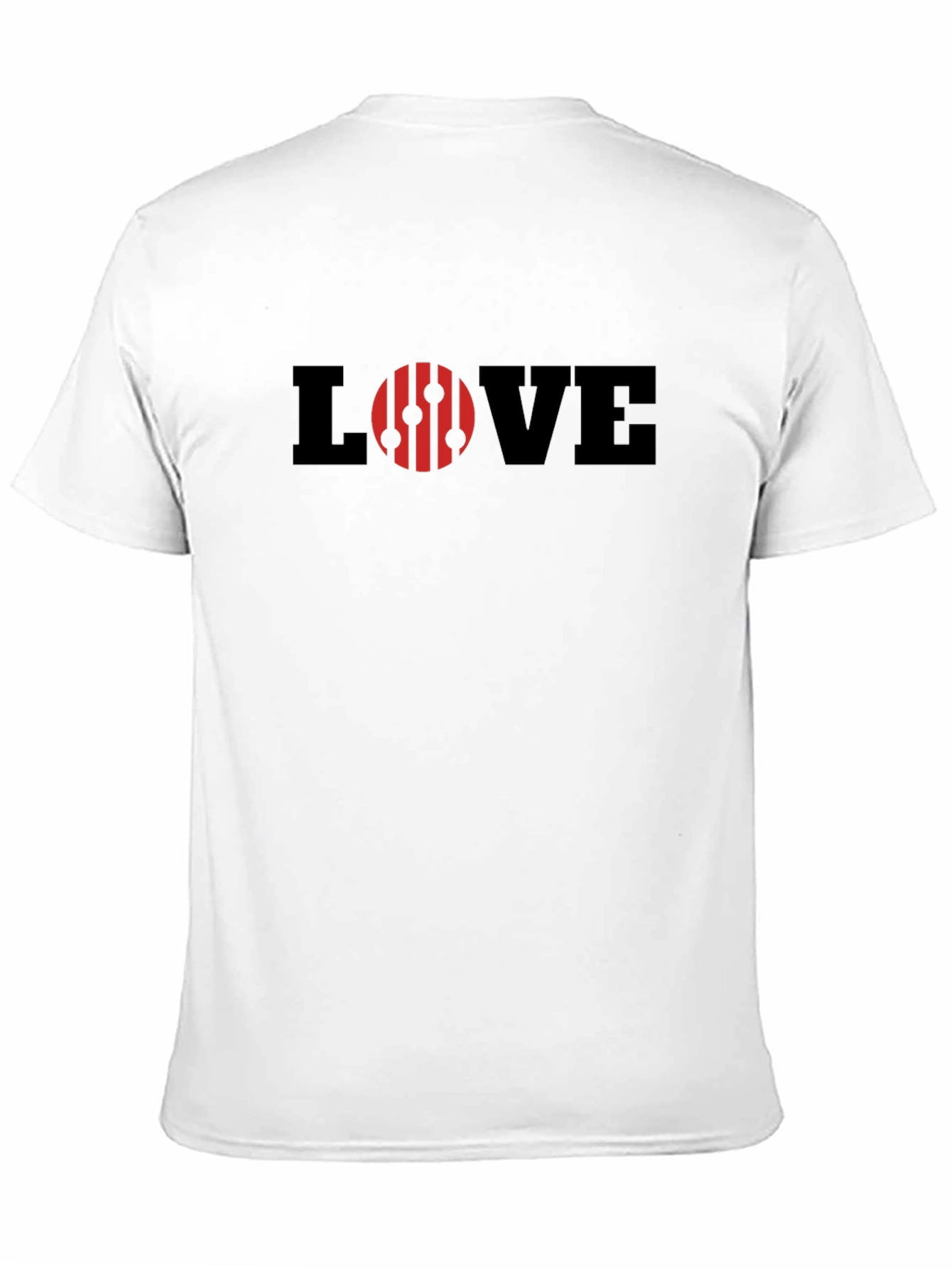 LOVE Graphic Black T-Shirt for Men