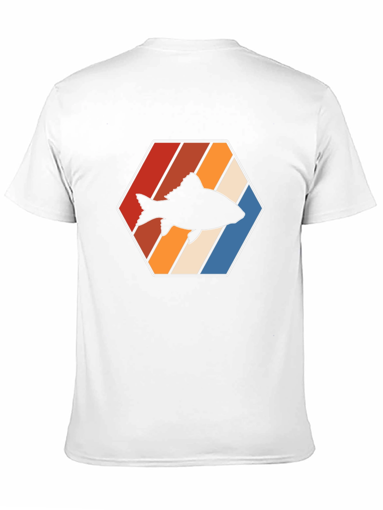 Retro Fish Graphic Tee - Black