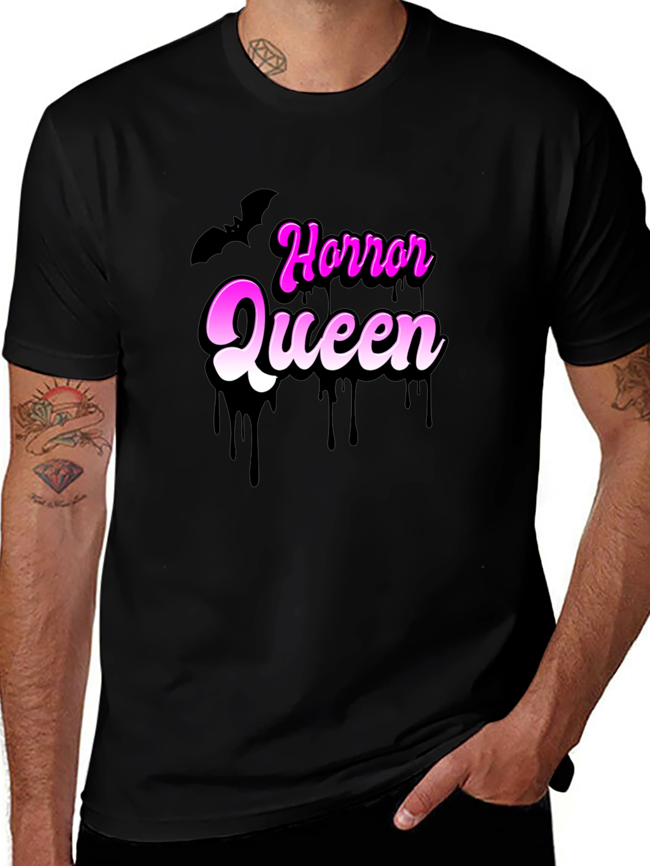 Horror Queen T-Shirt - Spooky Season Apparel