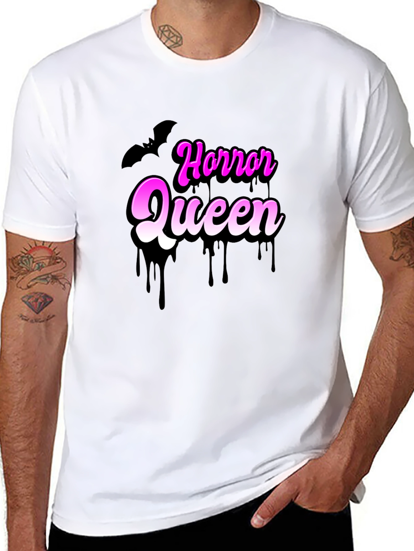 Horror Queen T-Shirt - Spooky Season Apparel