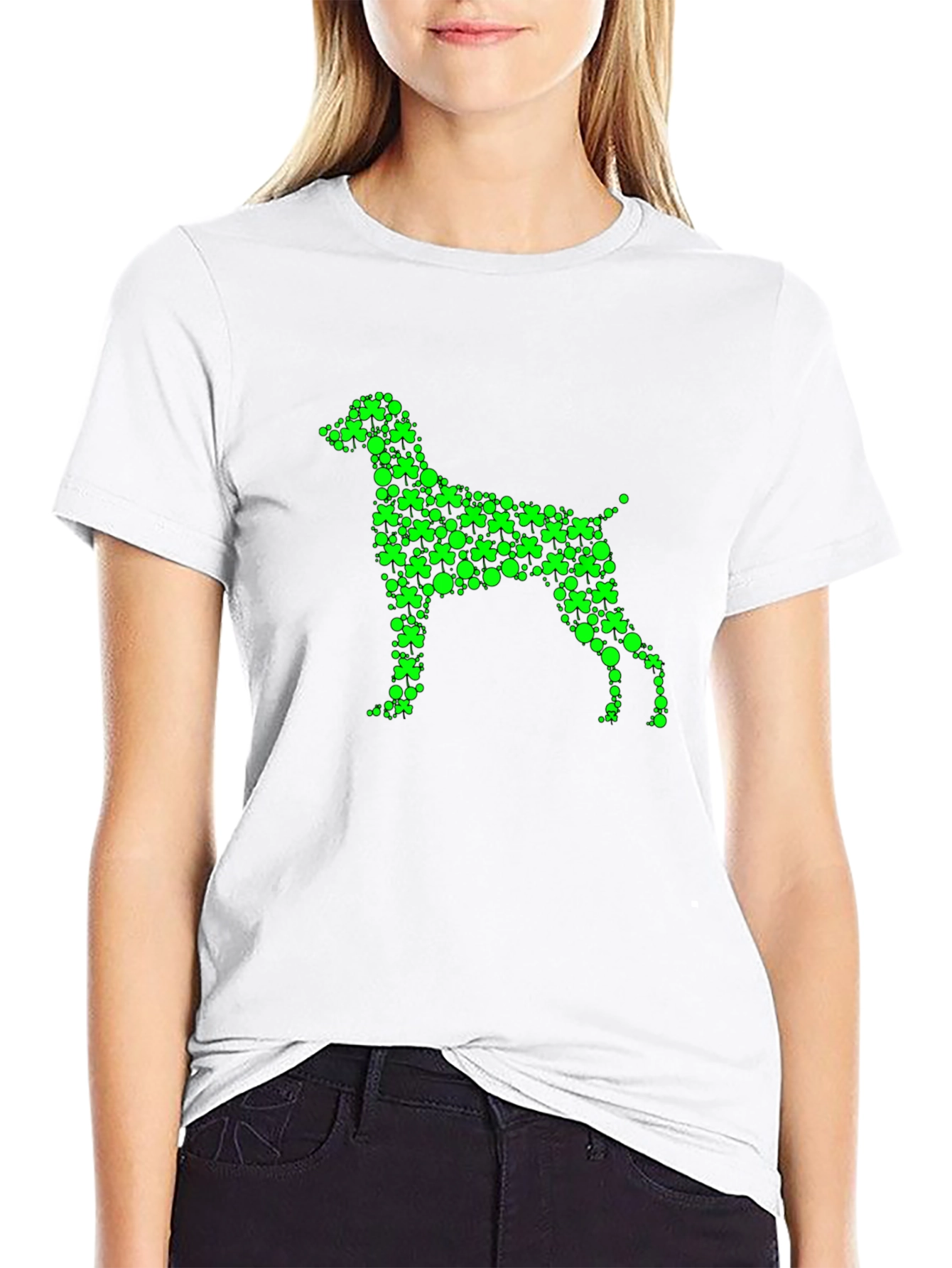 Shamrock Dog Graphic Tee - St. Patricks Day