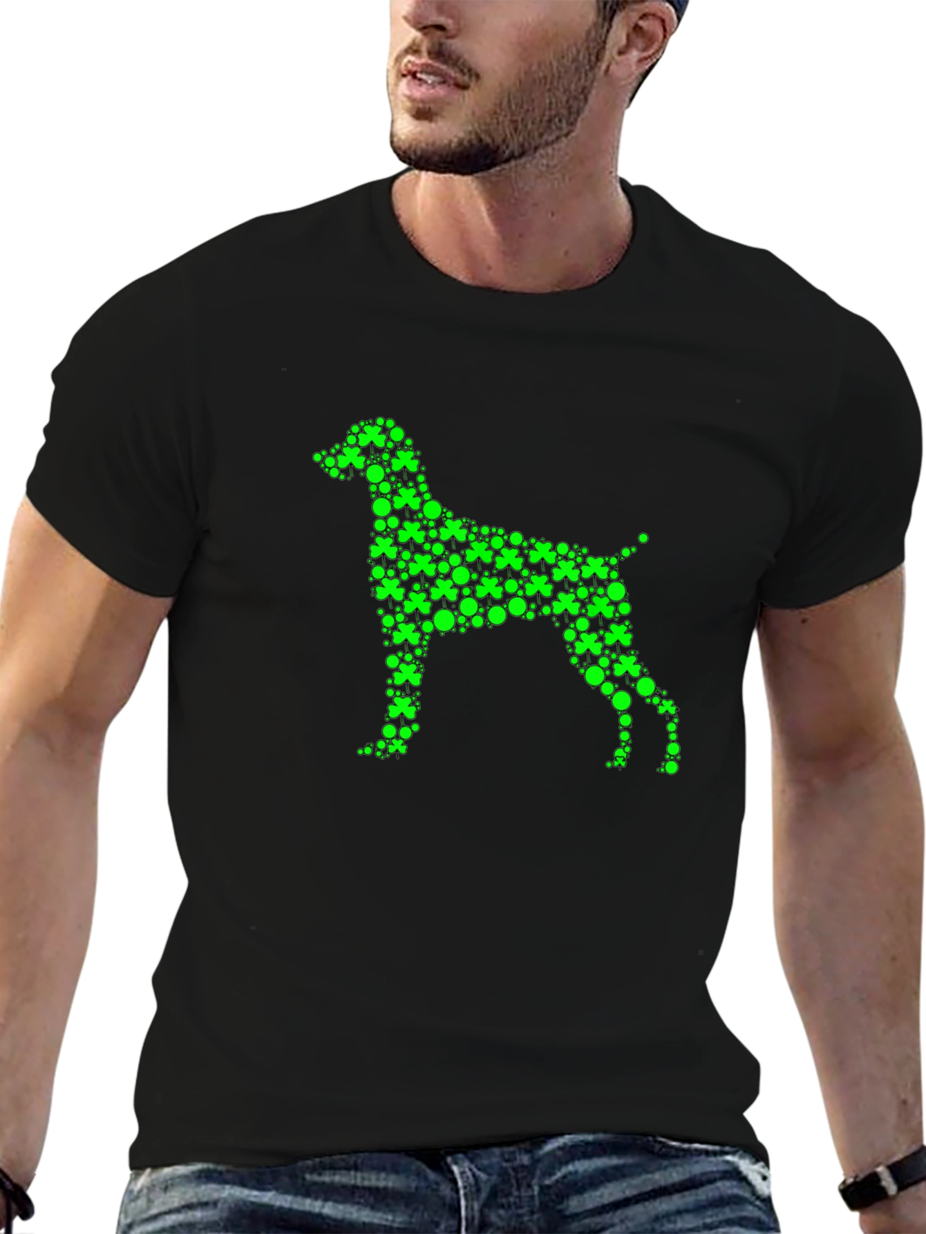 Shamrock Dog Graphic Tee - St. Patricks Day