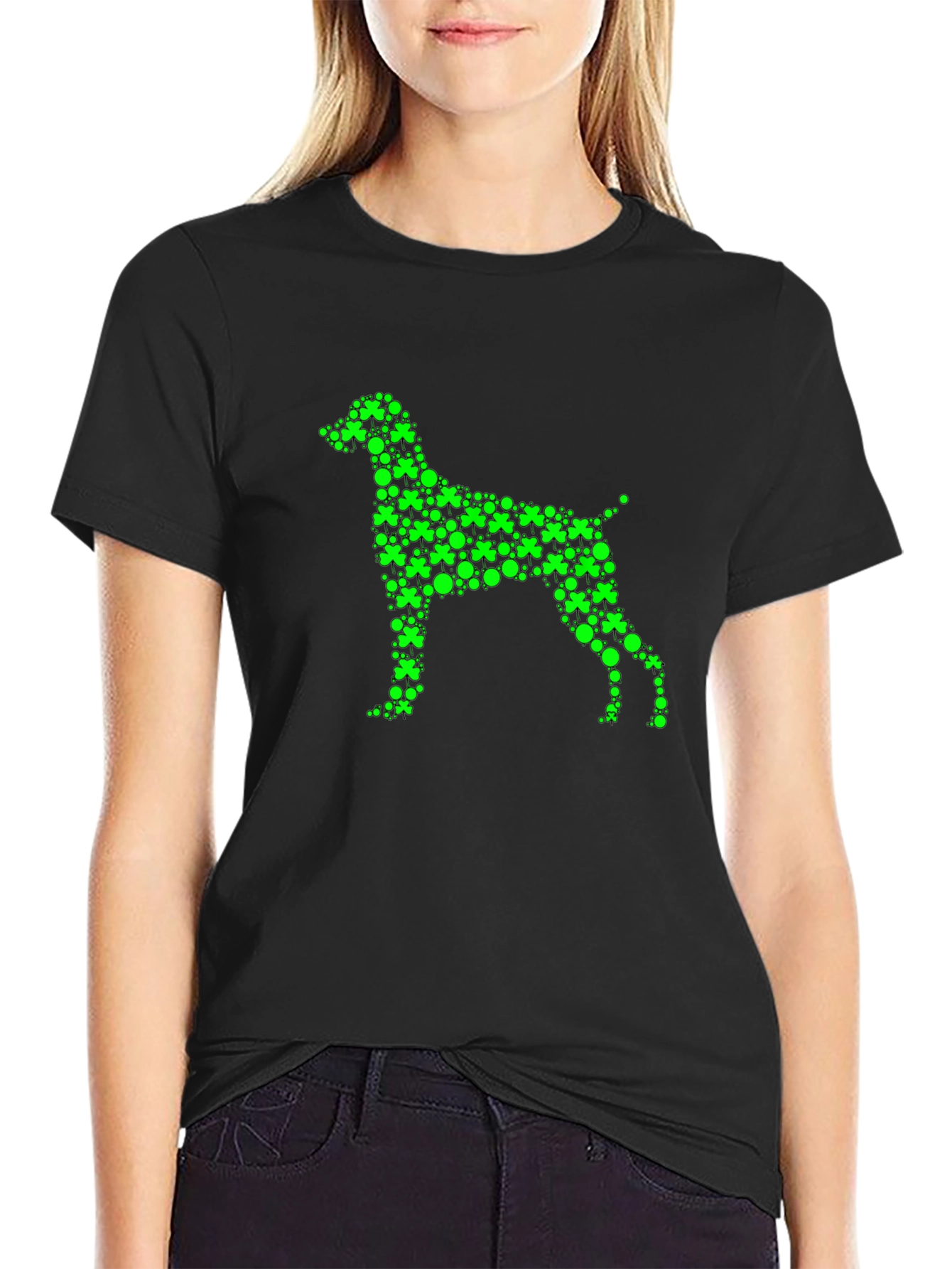 Shamrock Dog Graphic Tee - St. Patricks Day