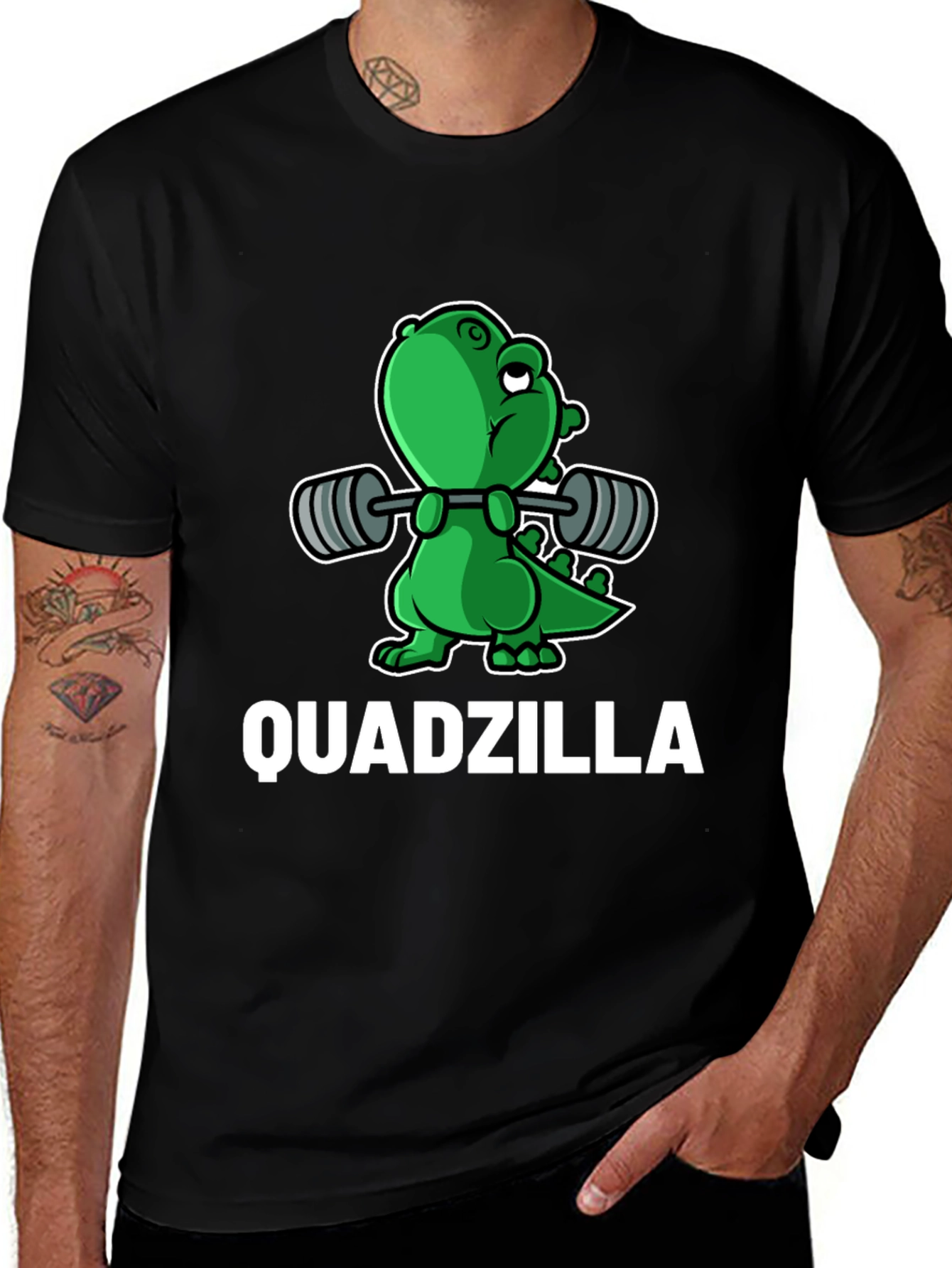 Quadzilla Dinosaur Graphic T-Shirt