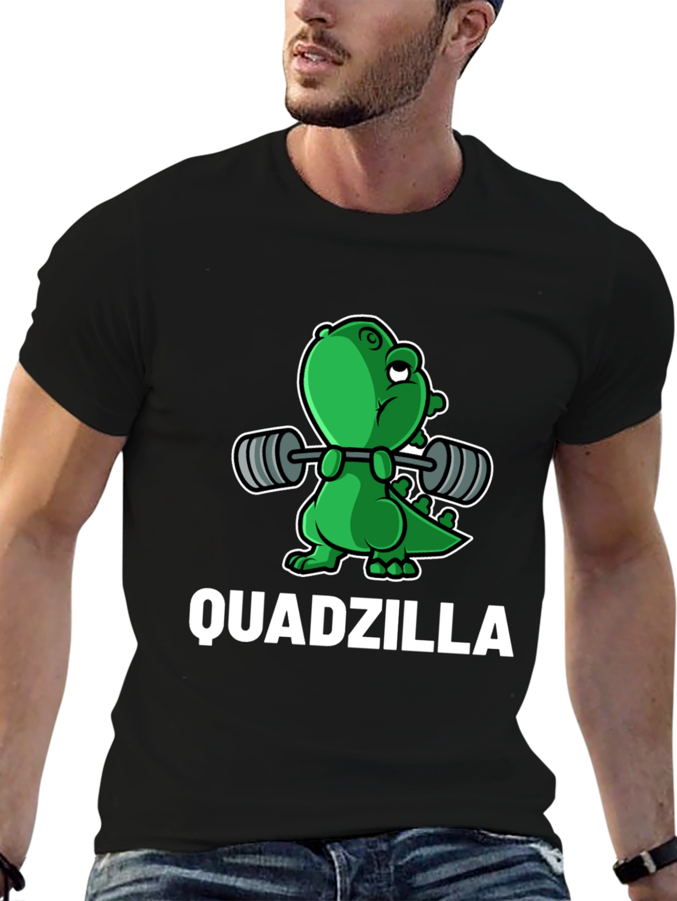 Quadzilla Dinosaur Graphic T-Shirt