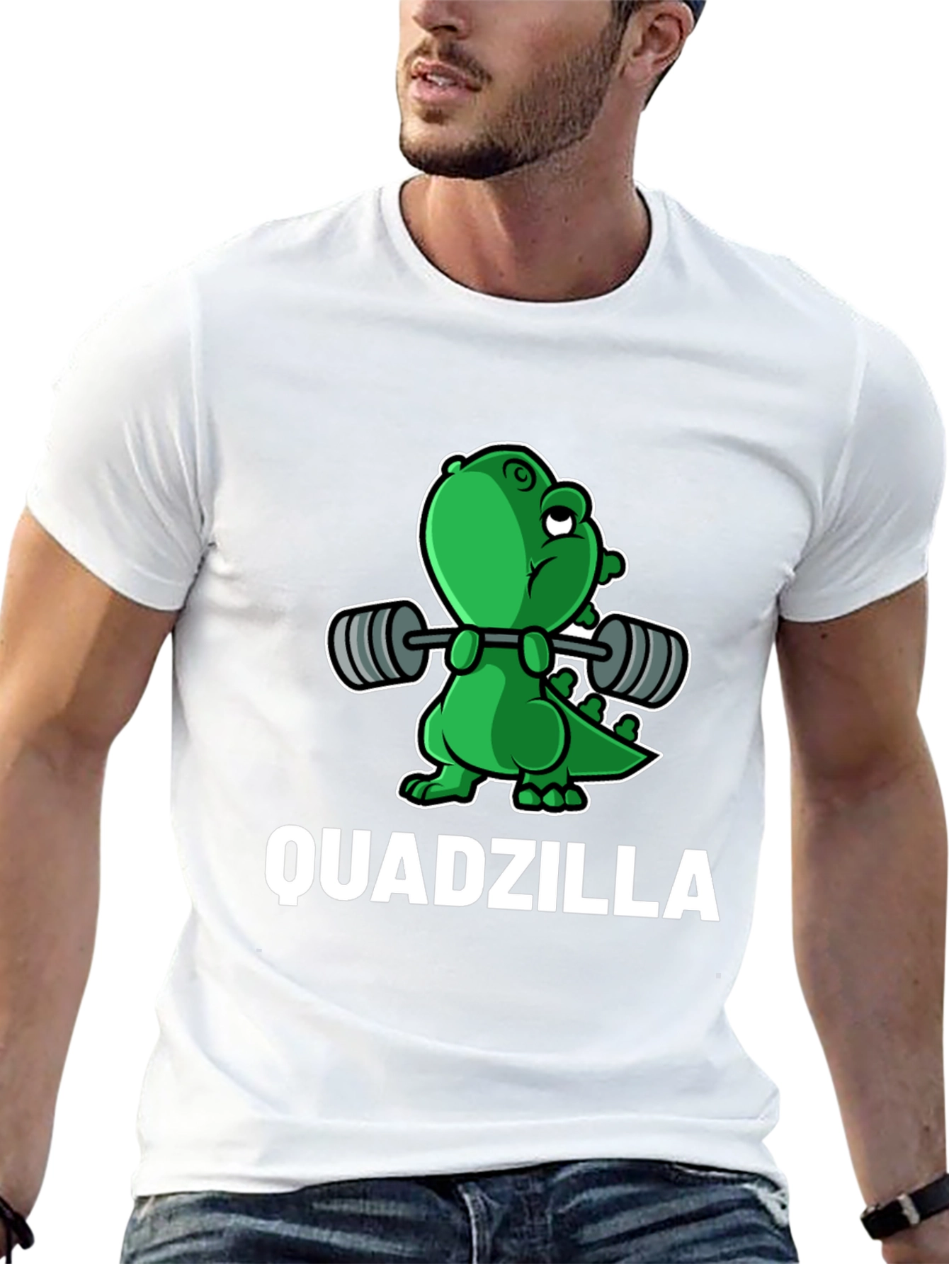 Quadzilla Dinosaur Graphic T-Shirt