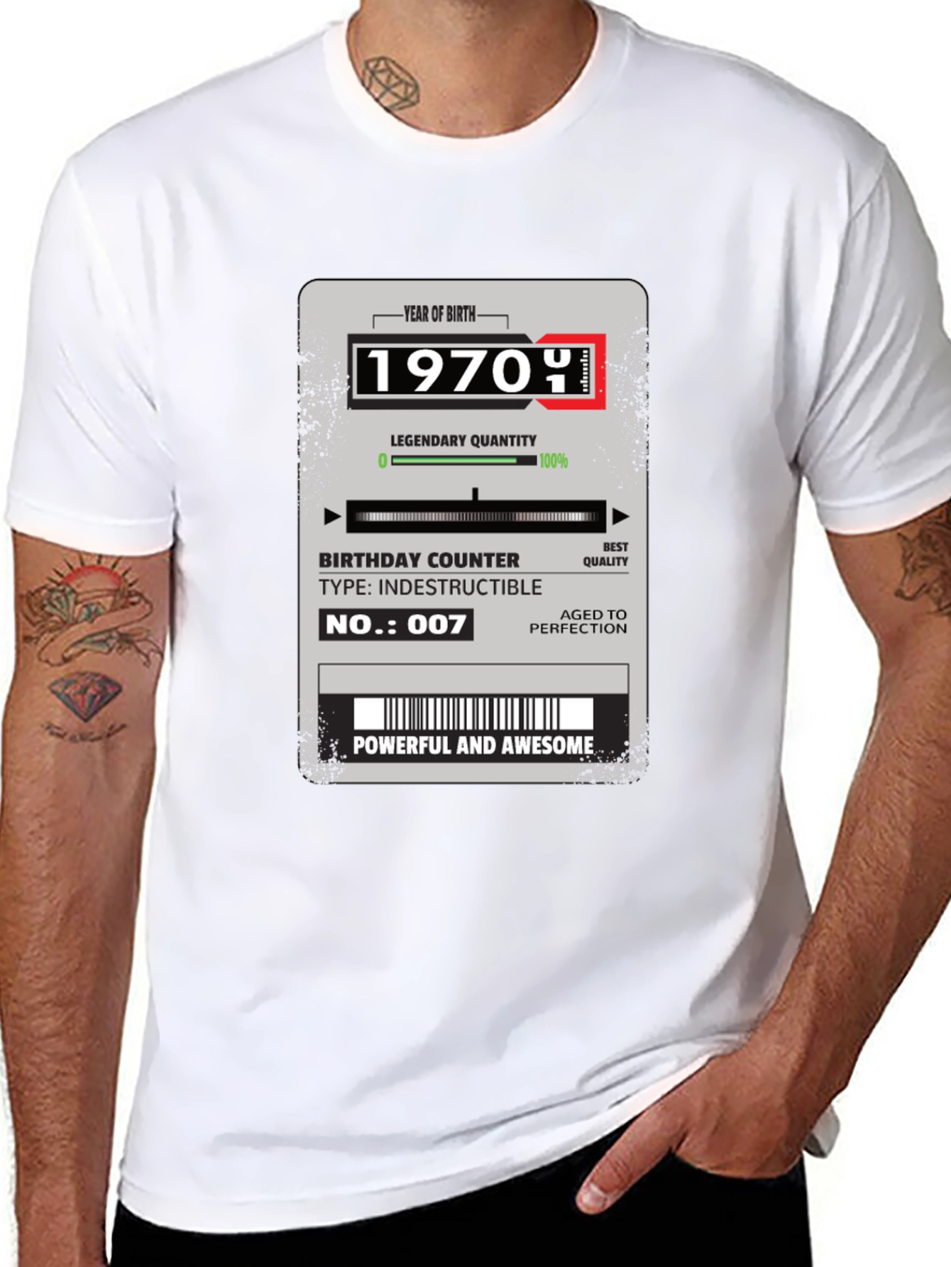1970 Birthday T-Shirt - Legendary Edition