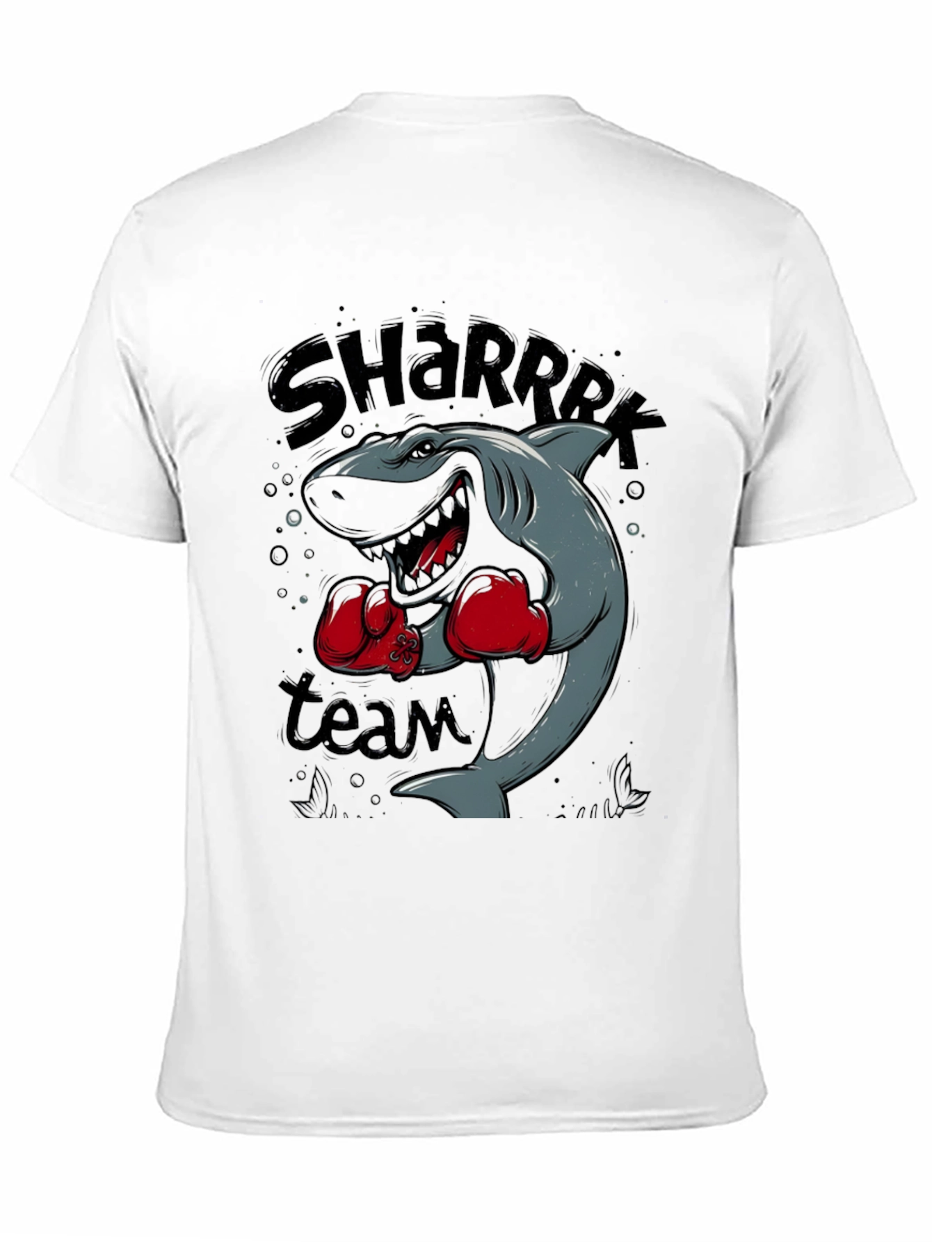 Shark Boxing Team Graphic Black T-Shirt