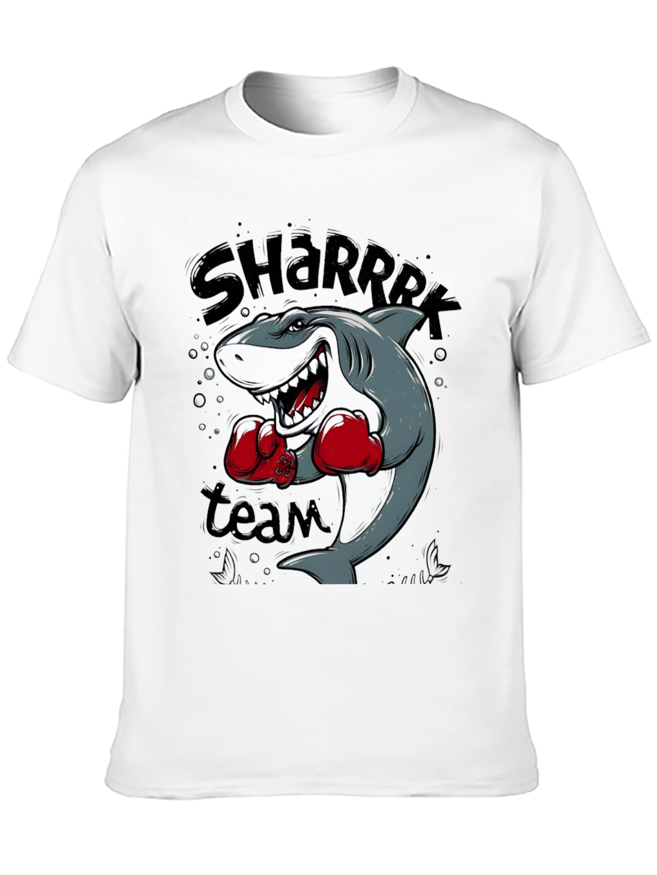Shark Boxing Team Graphic Black T-Shirt