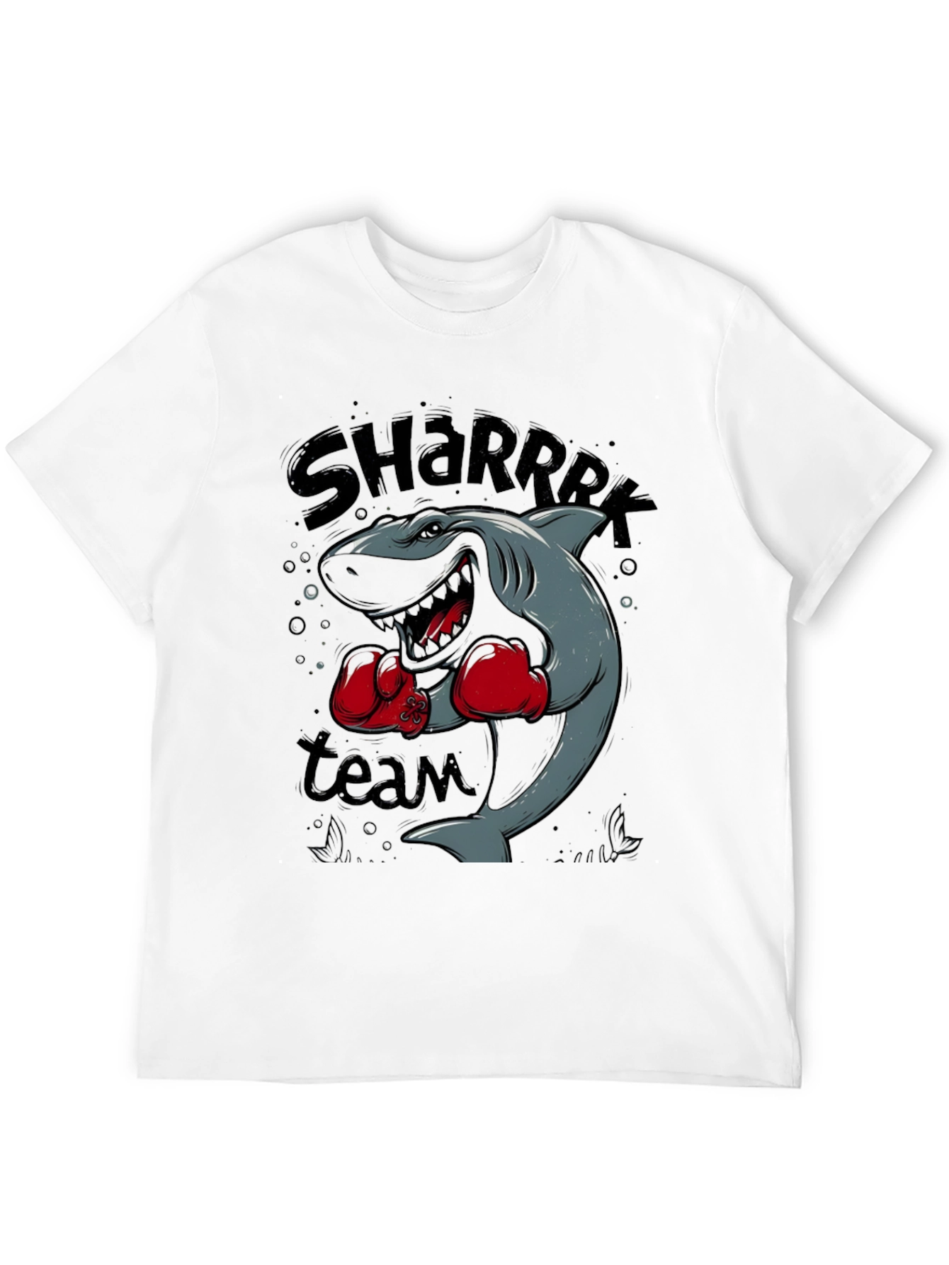 Shark Boxing Team Graphic Black T-Shirt
