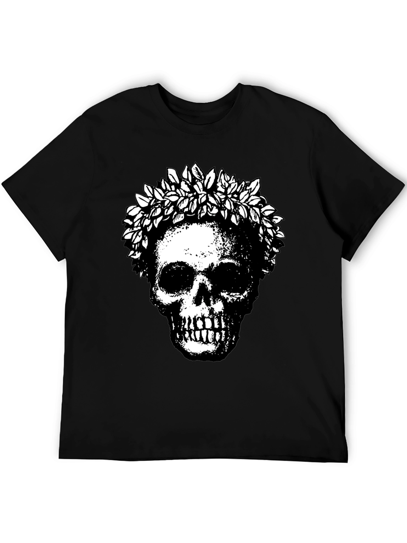 Skull and Wreath Graphic Tee