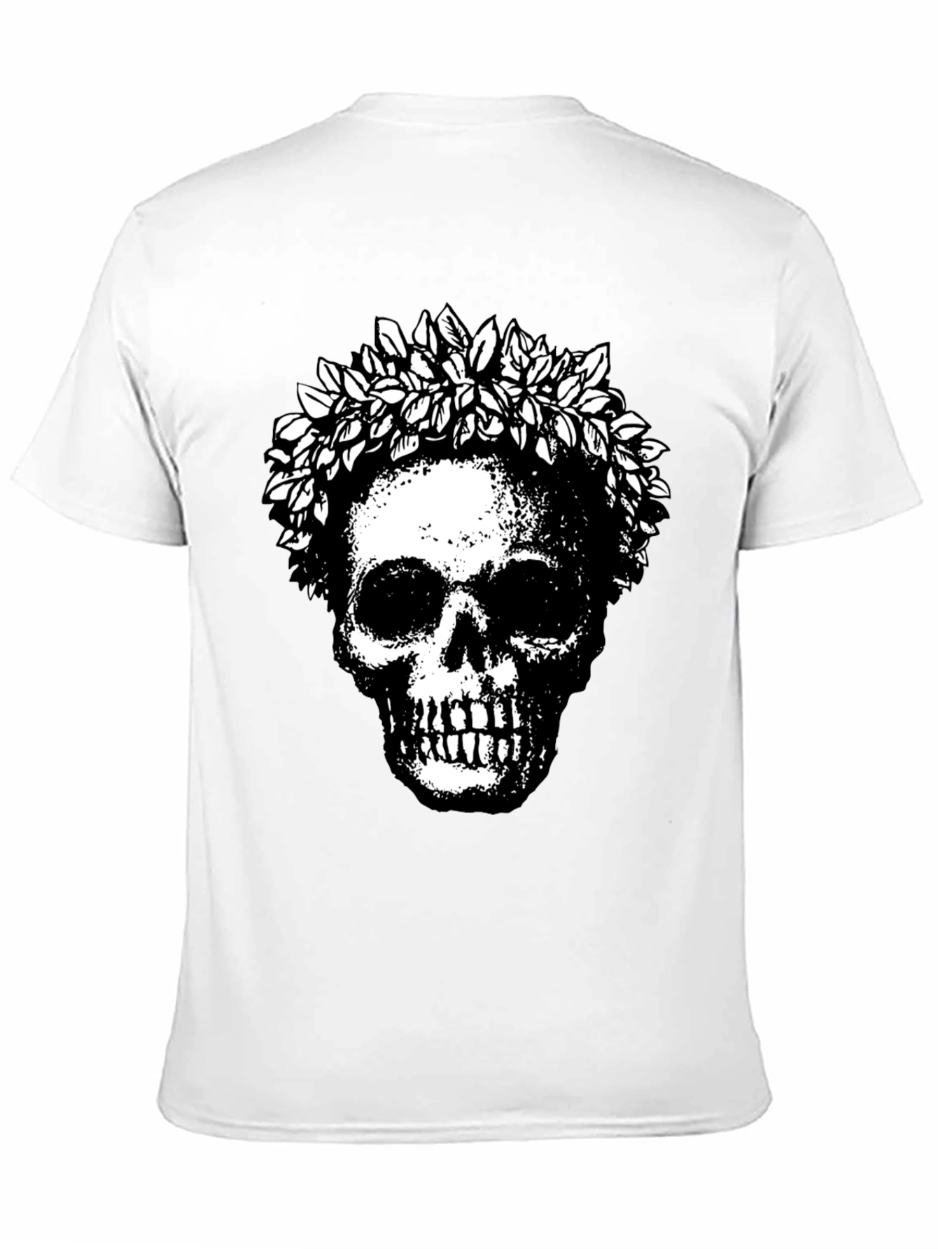 Skull and Wreath Graphic Tee
