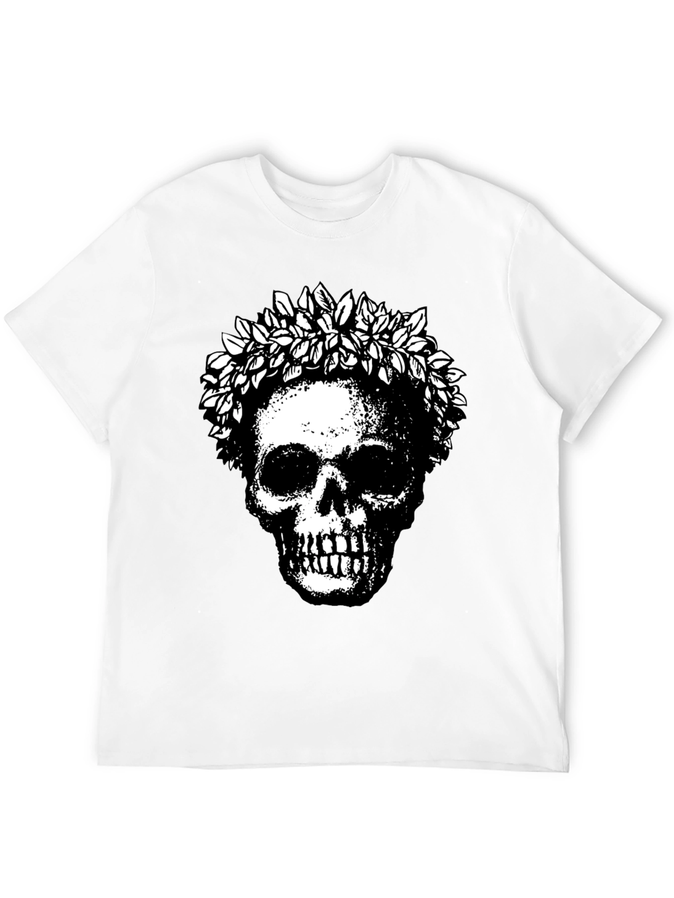 Skull and Wreath Graphic Tee