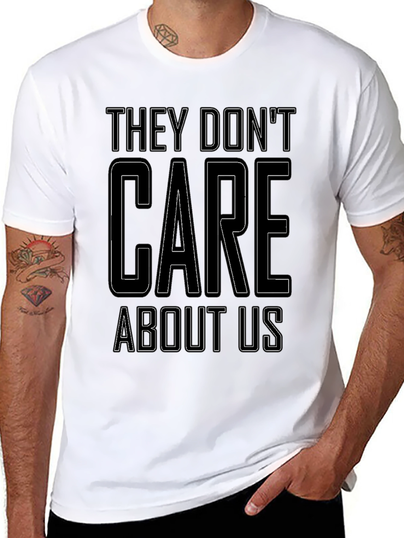 They Dont Care About Us Graphic Tee