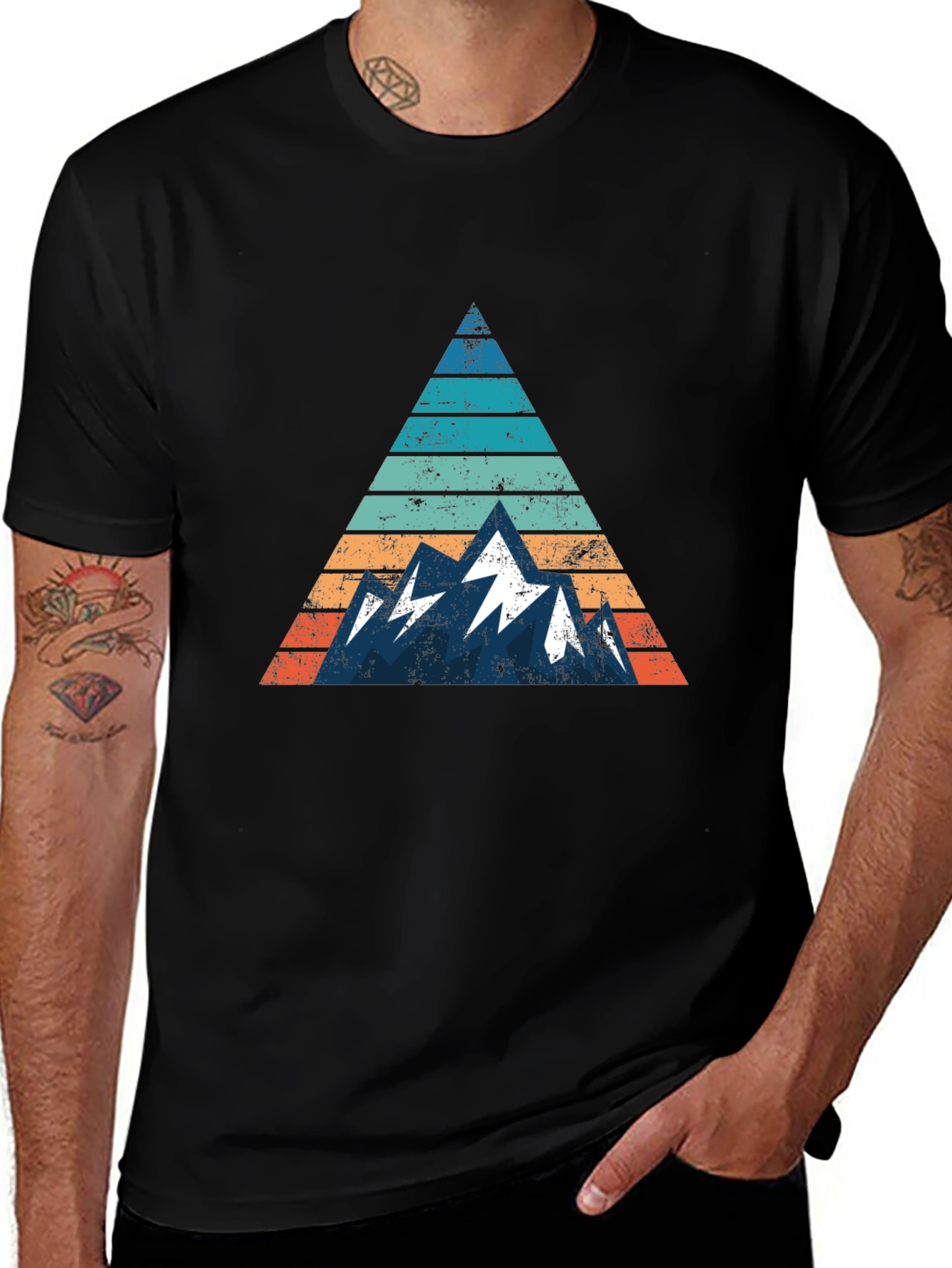 Retro Mountain Graphic Tee