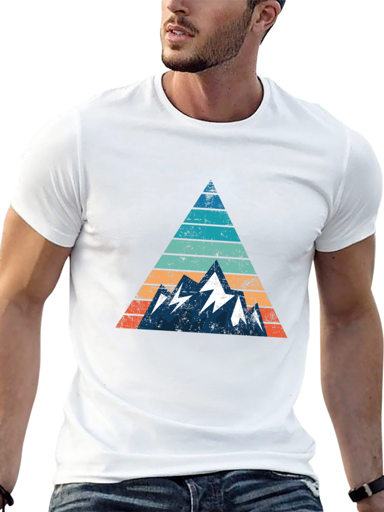 Retro Mountain Graphic Tee