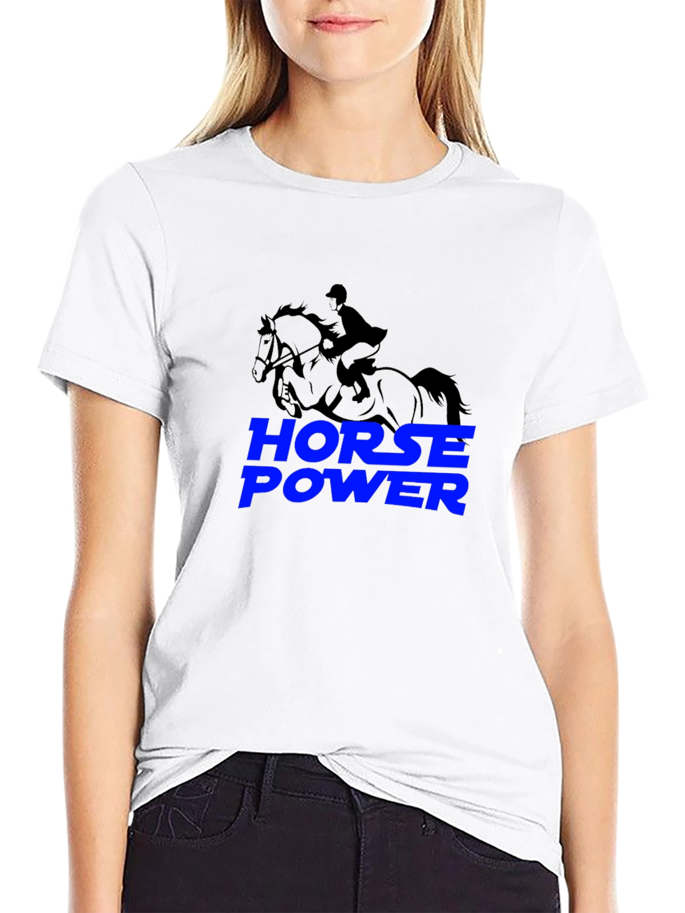 Horse Power Black T-Shirt