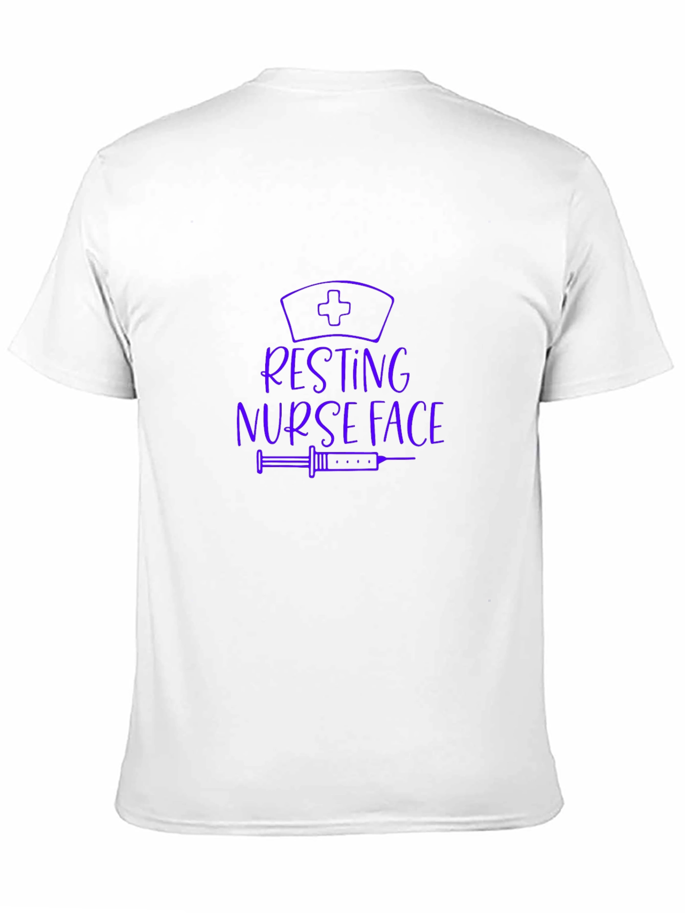 Resting Nurse Face Black T-Shirt