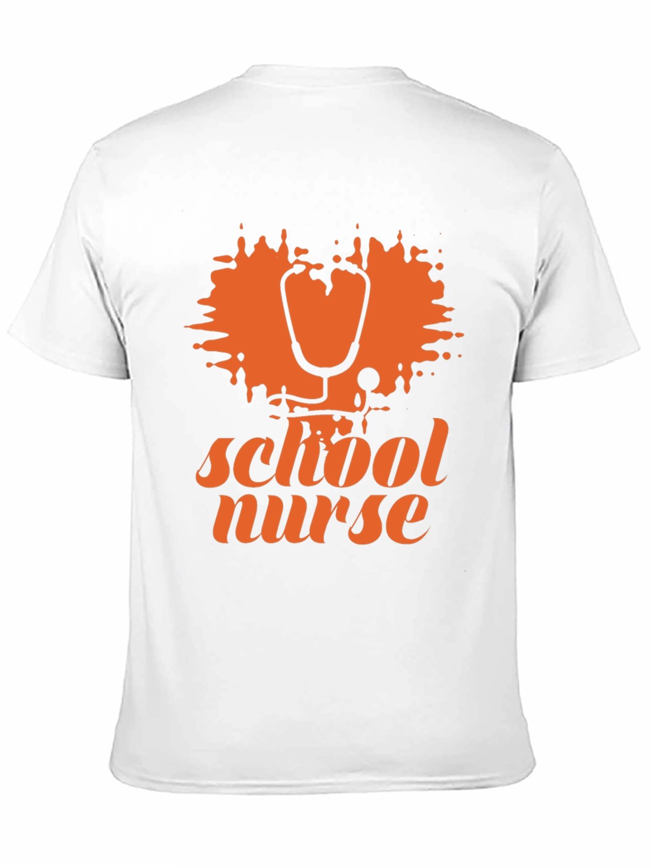 School Nurse T-Shirt - Stethoscope Graphic Tee