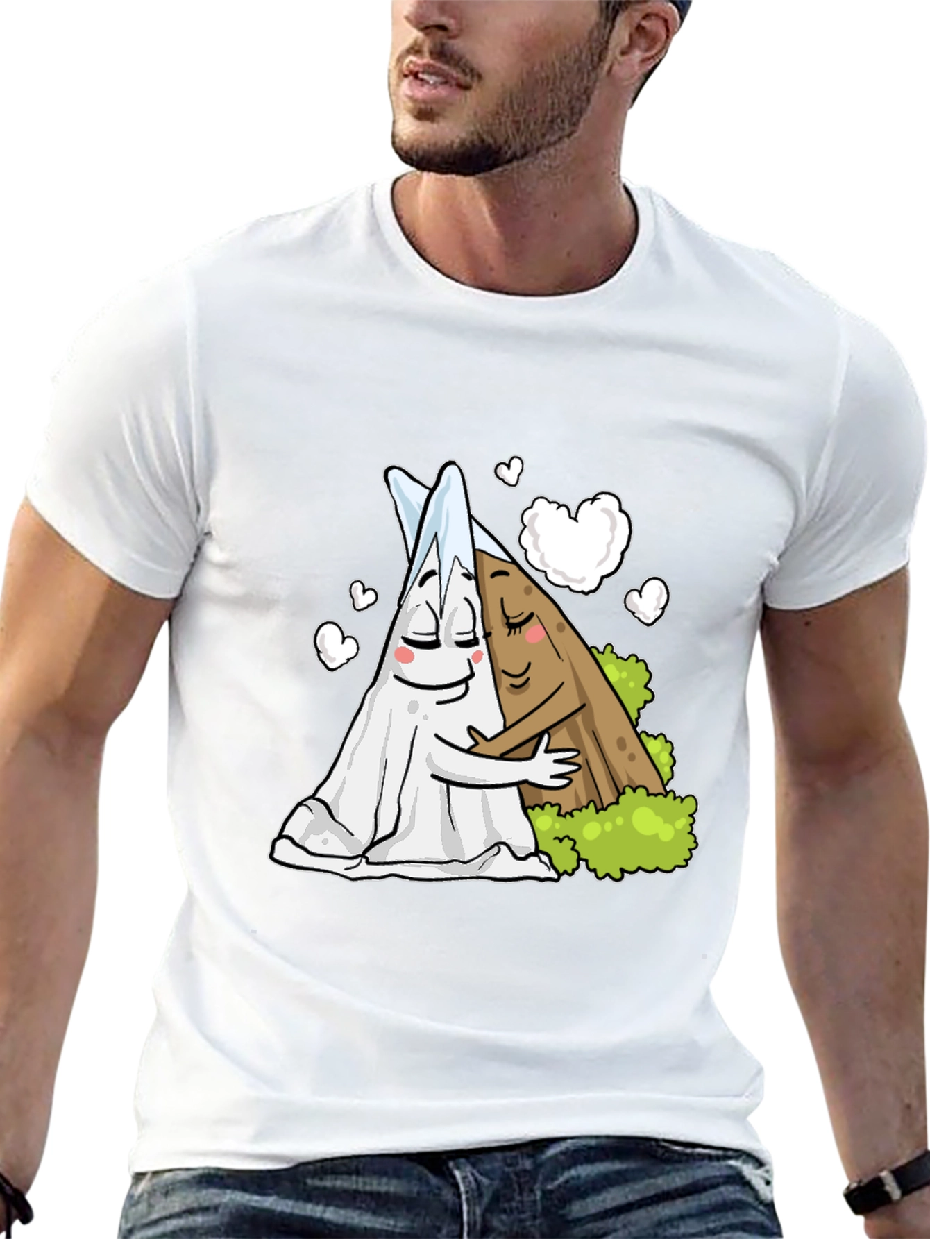 Cute Salt and Pepper Hugging T-Shirt