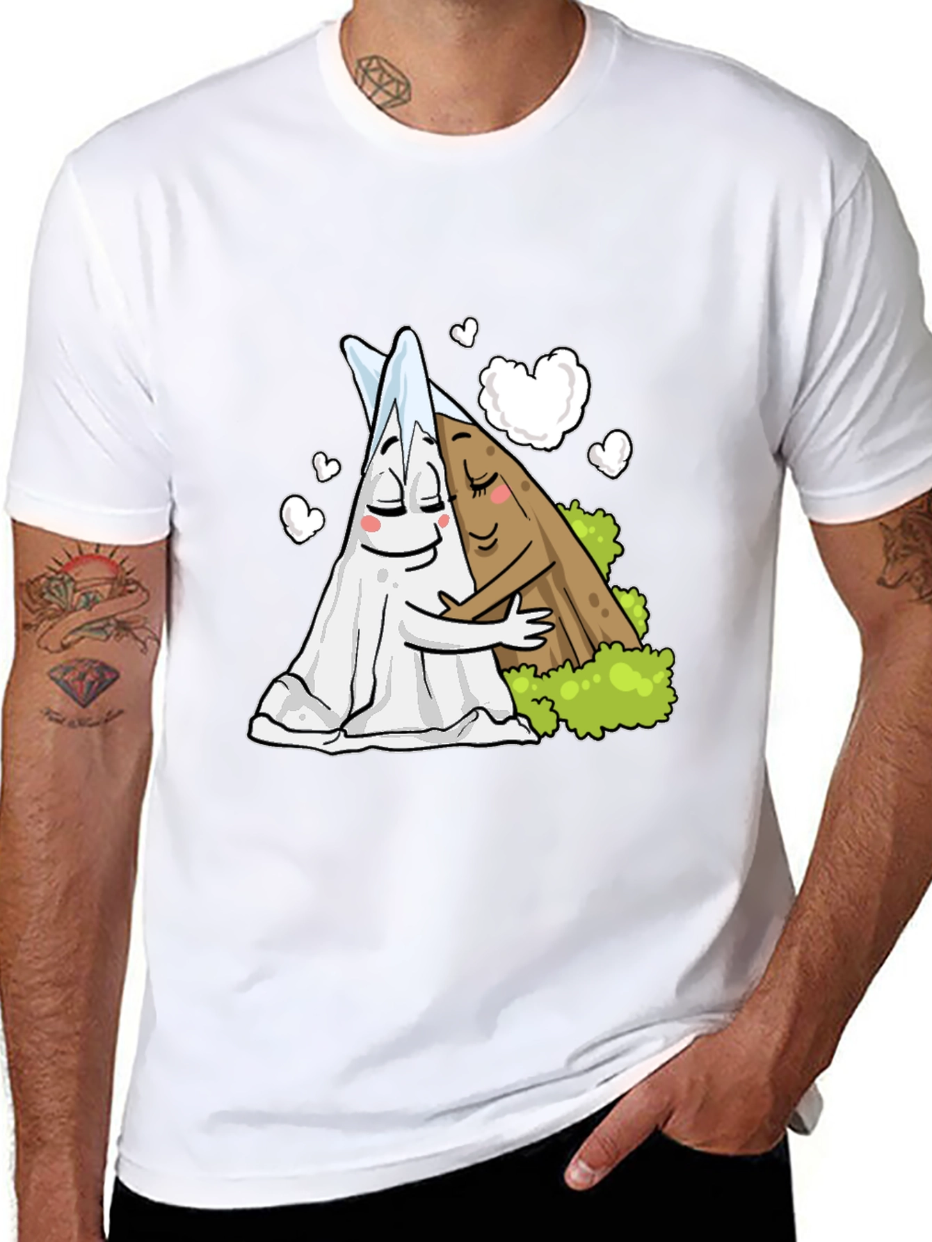 Cute Salt and Pepper Hugging T-Shirt
