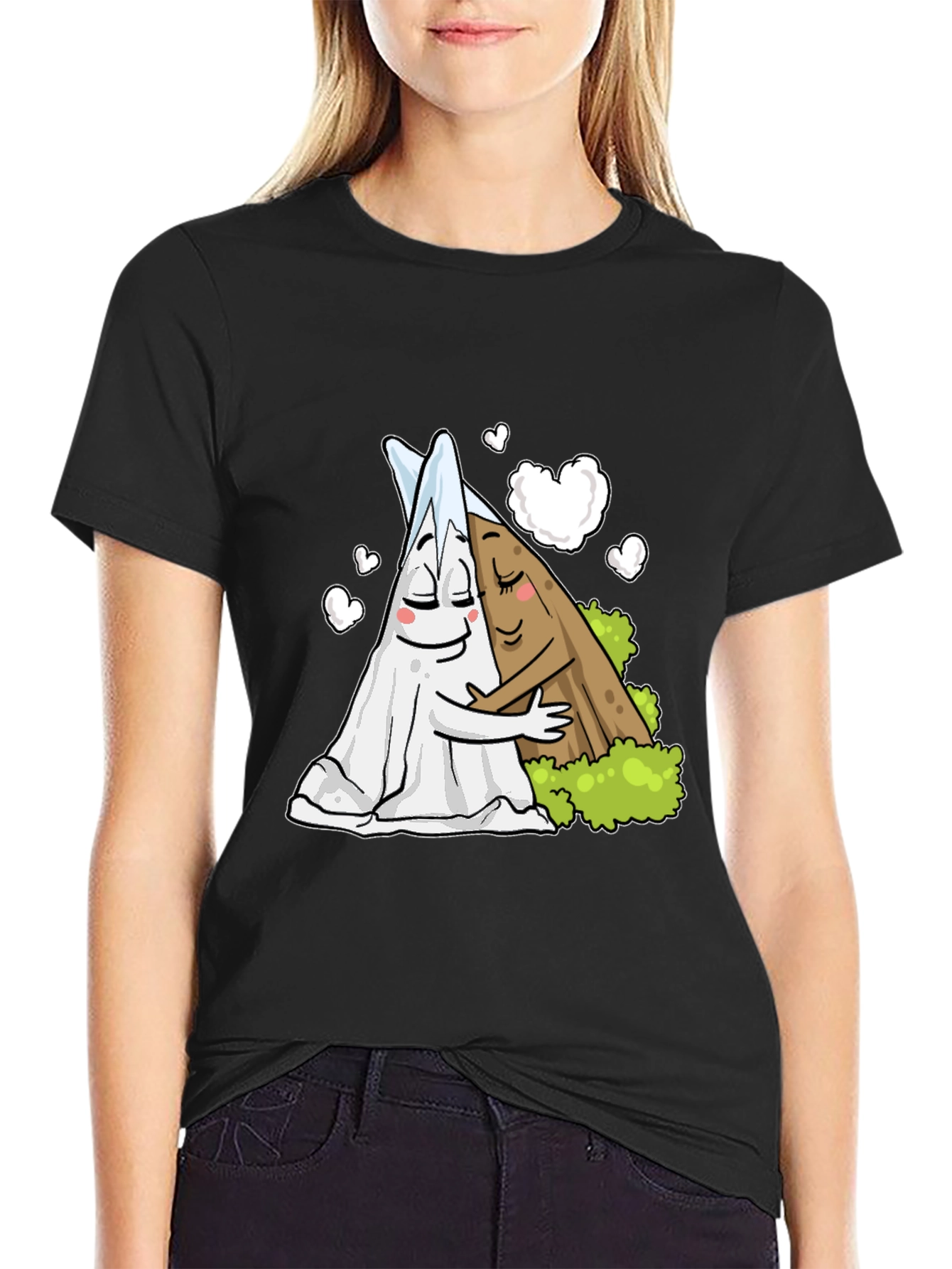Cute Salt and Pepper Hugging T-Shirt