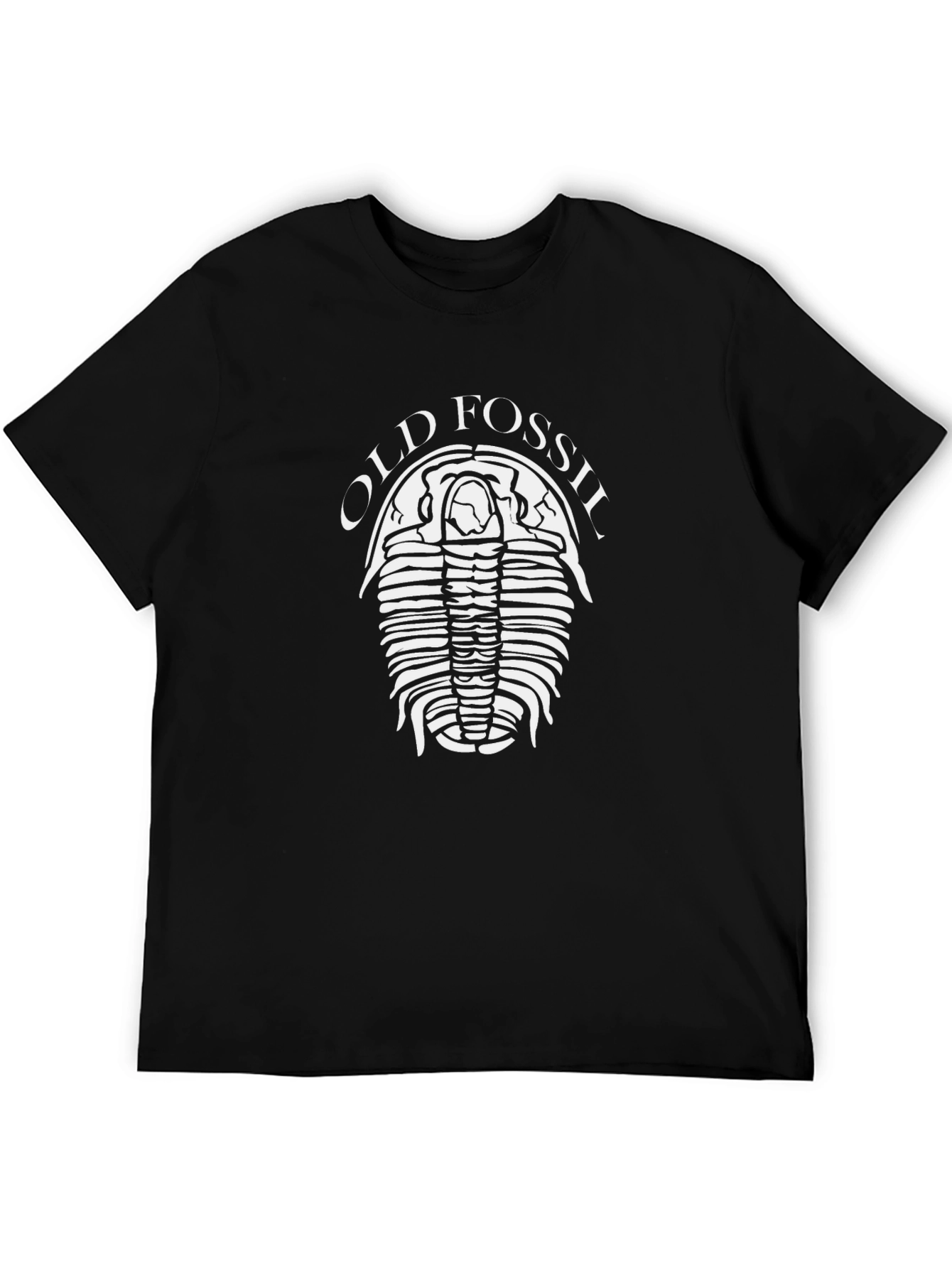 Old Fossil Trilobite T-Shirt - Black
