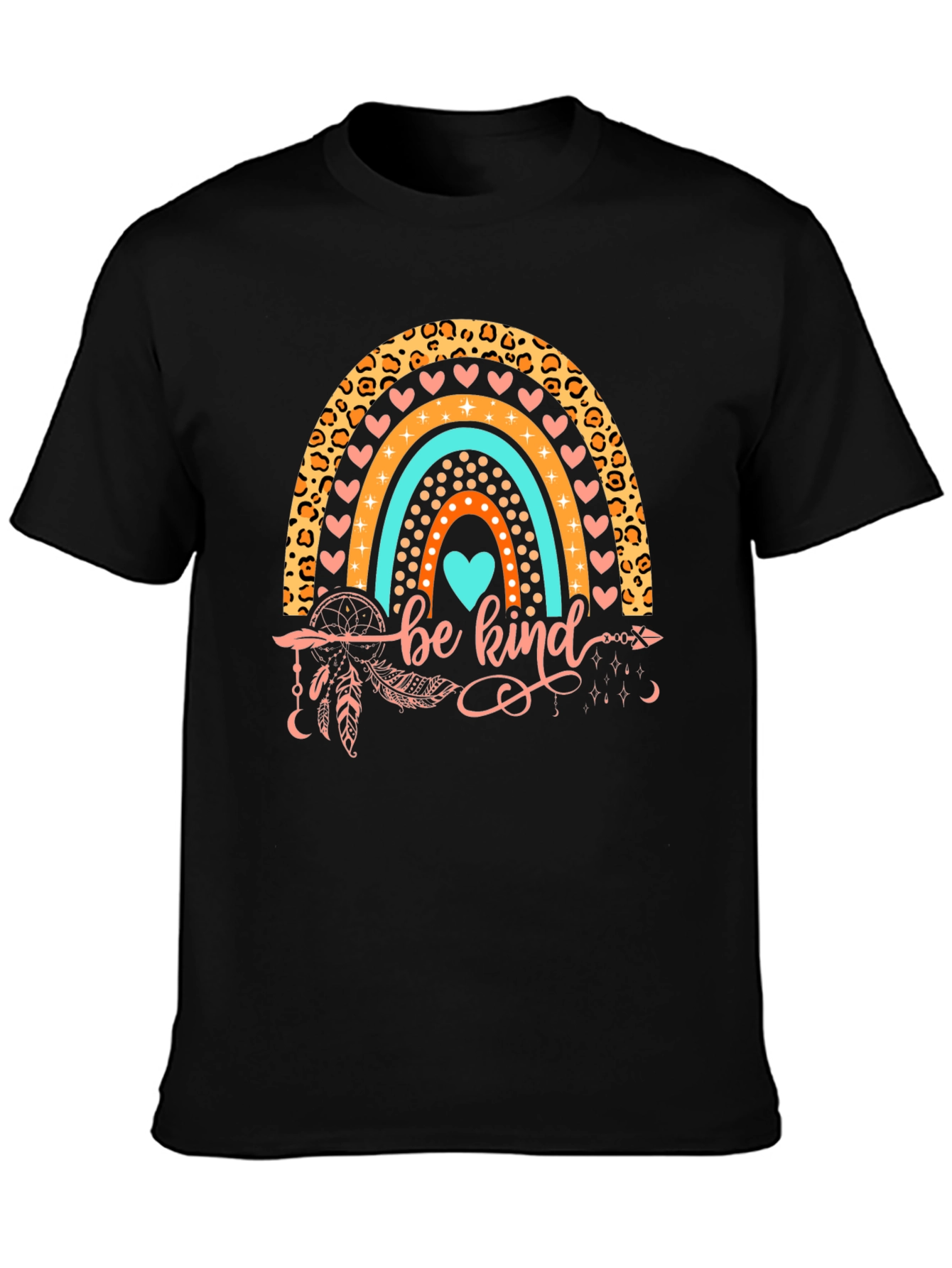 Be Kind Rainbow Graphic Tee