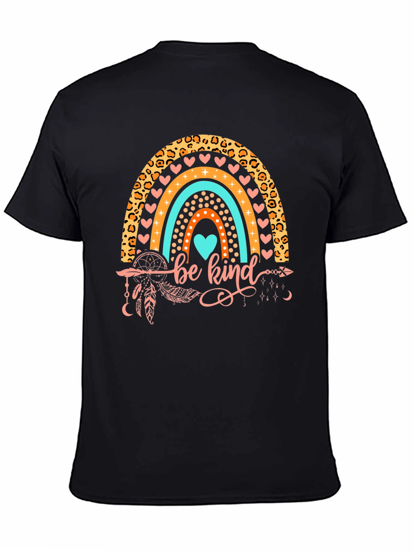 Be Kind Rainbow Graphic Tee