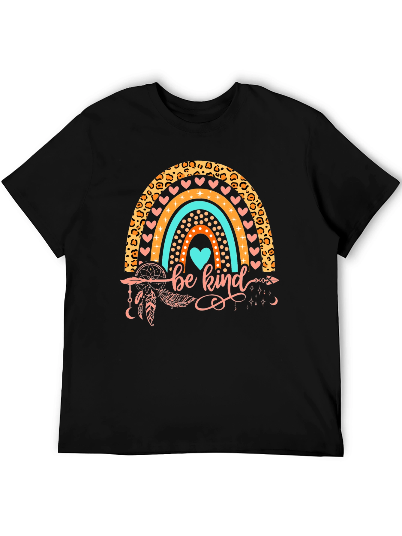 Be Kind Rainbow Graphic Tee
