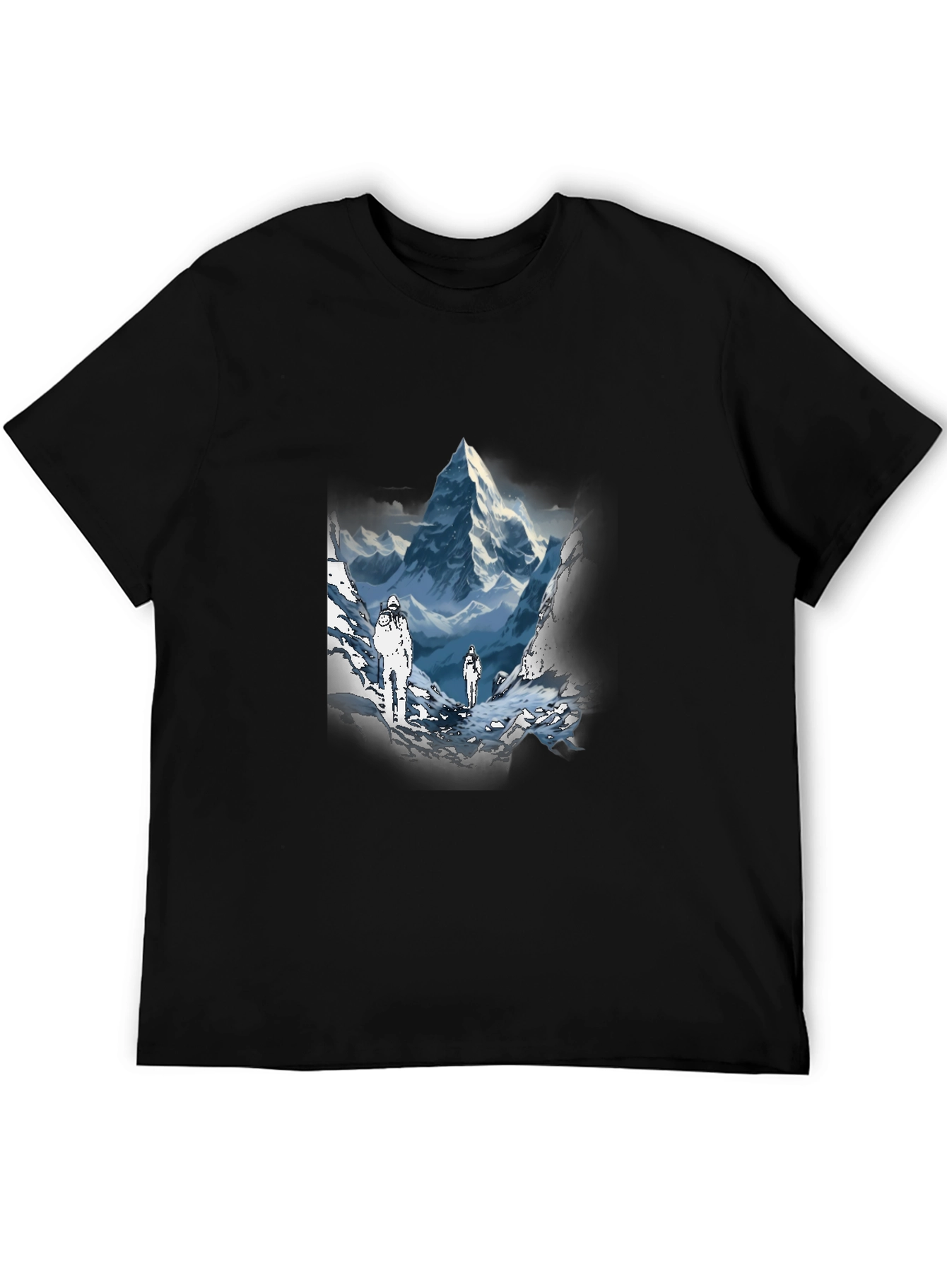 Mountain Climbers Graphic Tee - Black