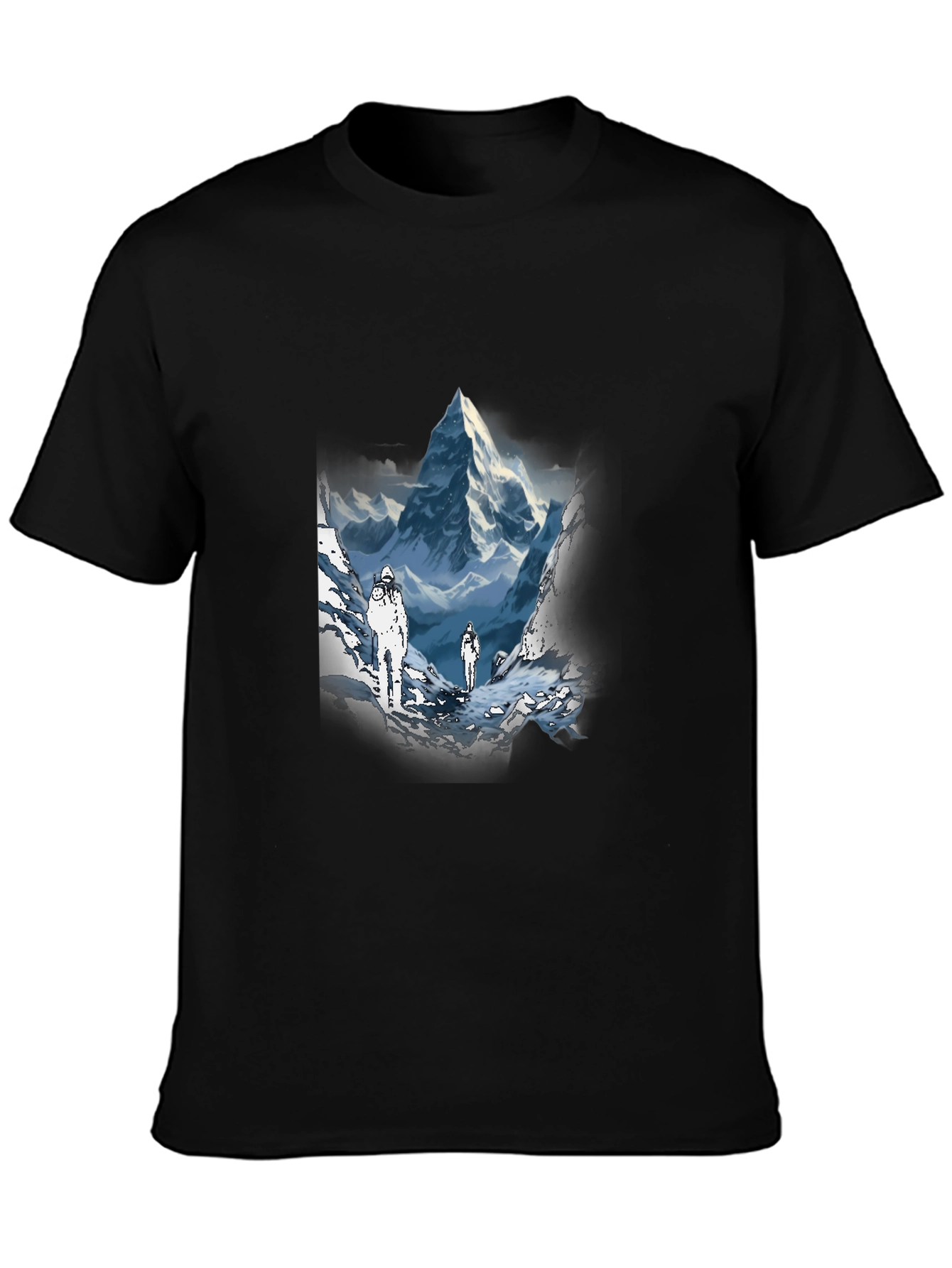 Mountain Climbers Graphic Tee - Black