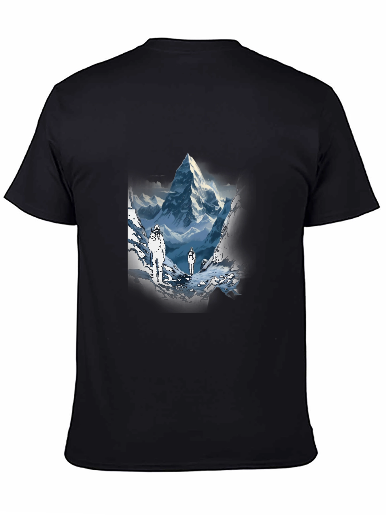 Mountain Climbers Graphic Tee - Black