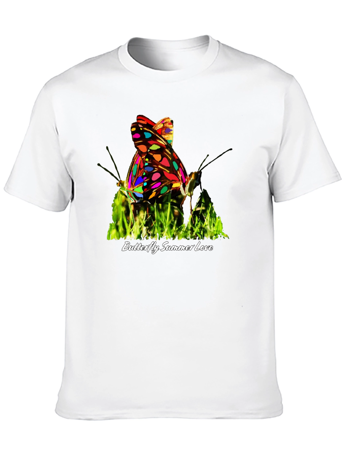 Butterfly Summer Love Graphic T-Shirt