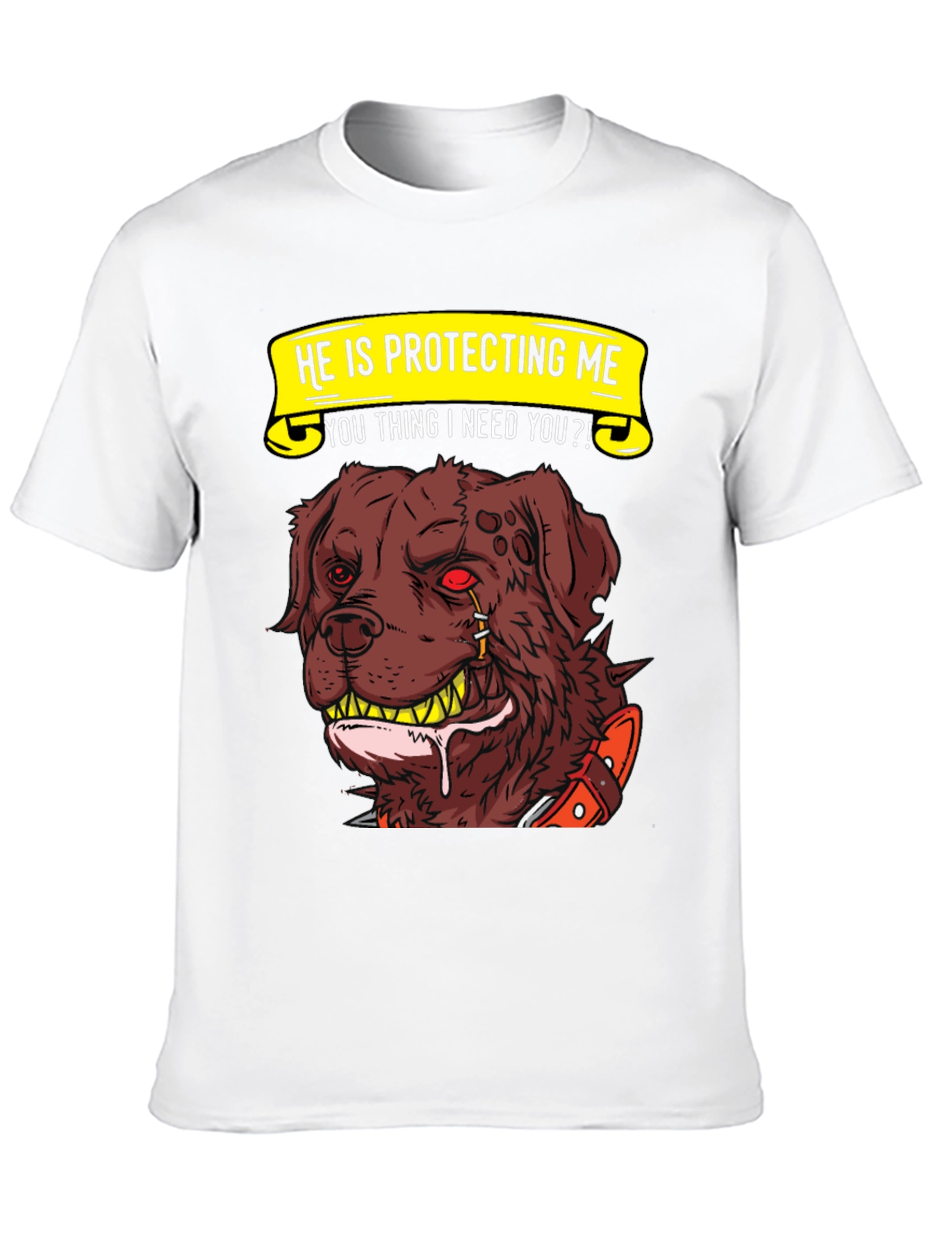 Protective Dog Graphic T-Shirt