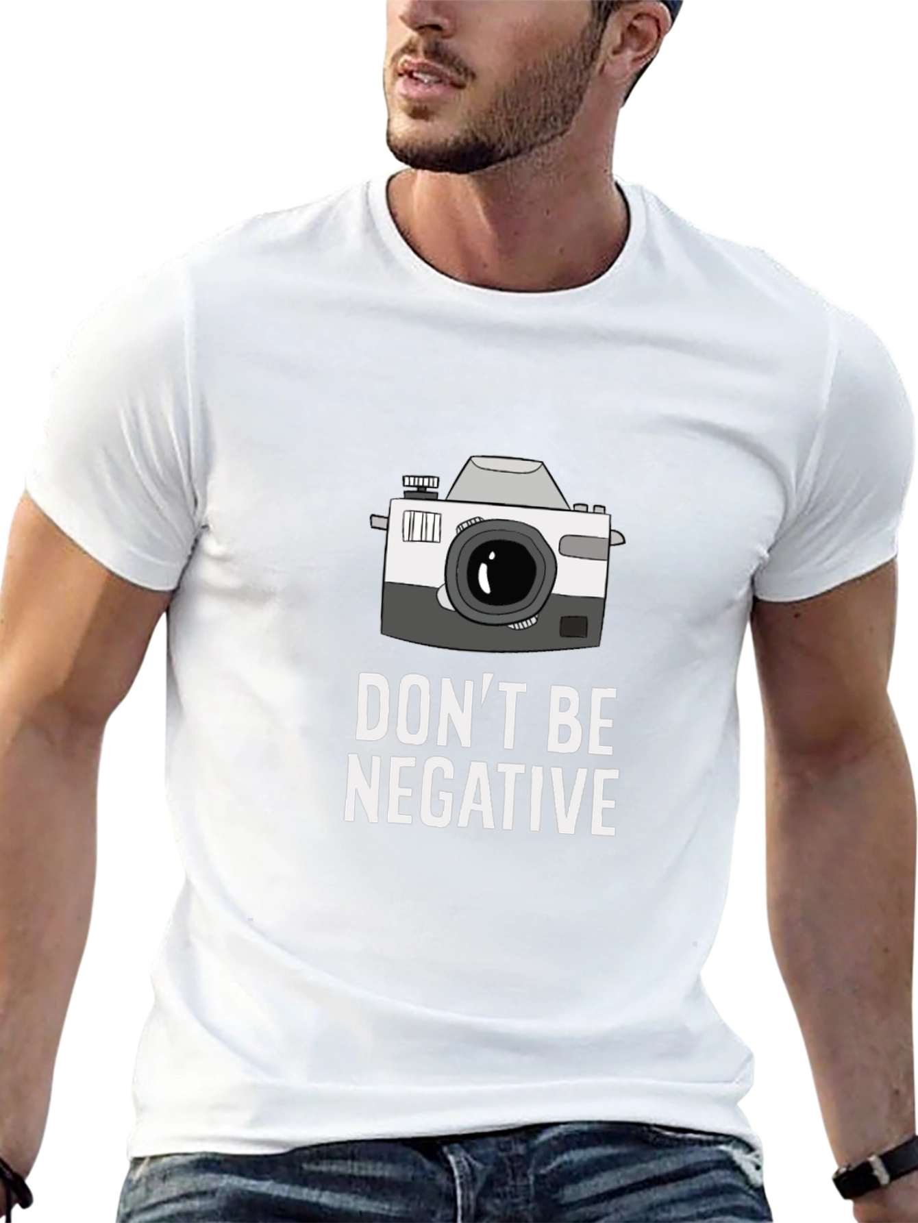Dont Be Negative Camera T-Shirt