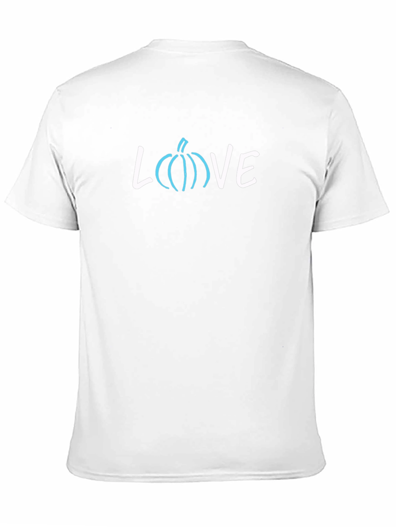 LOVE Pumpkin Graphic Tee - Black Cotton Shirt